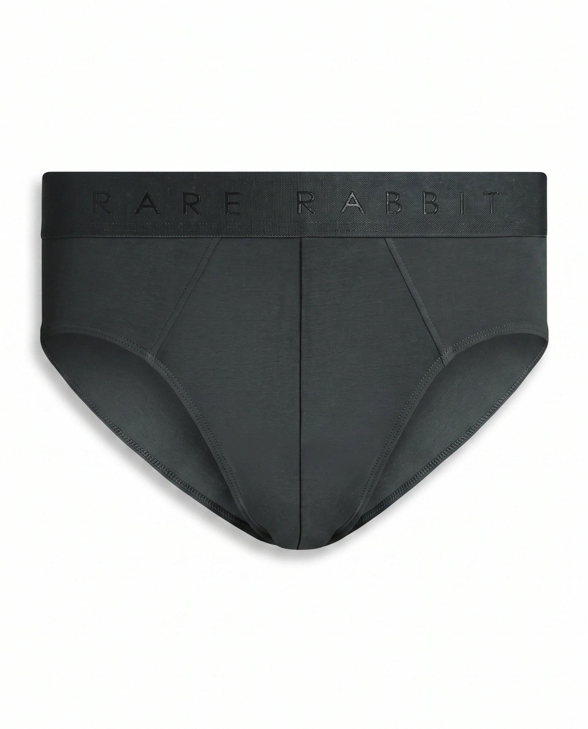 Rare Rabbit Men Hither Olive Soft Cotton Stretch Briefs