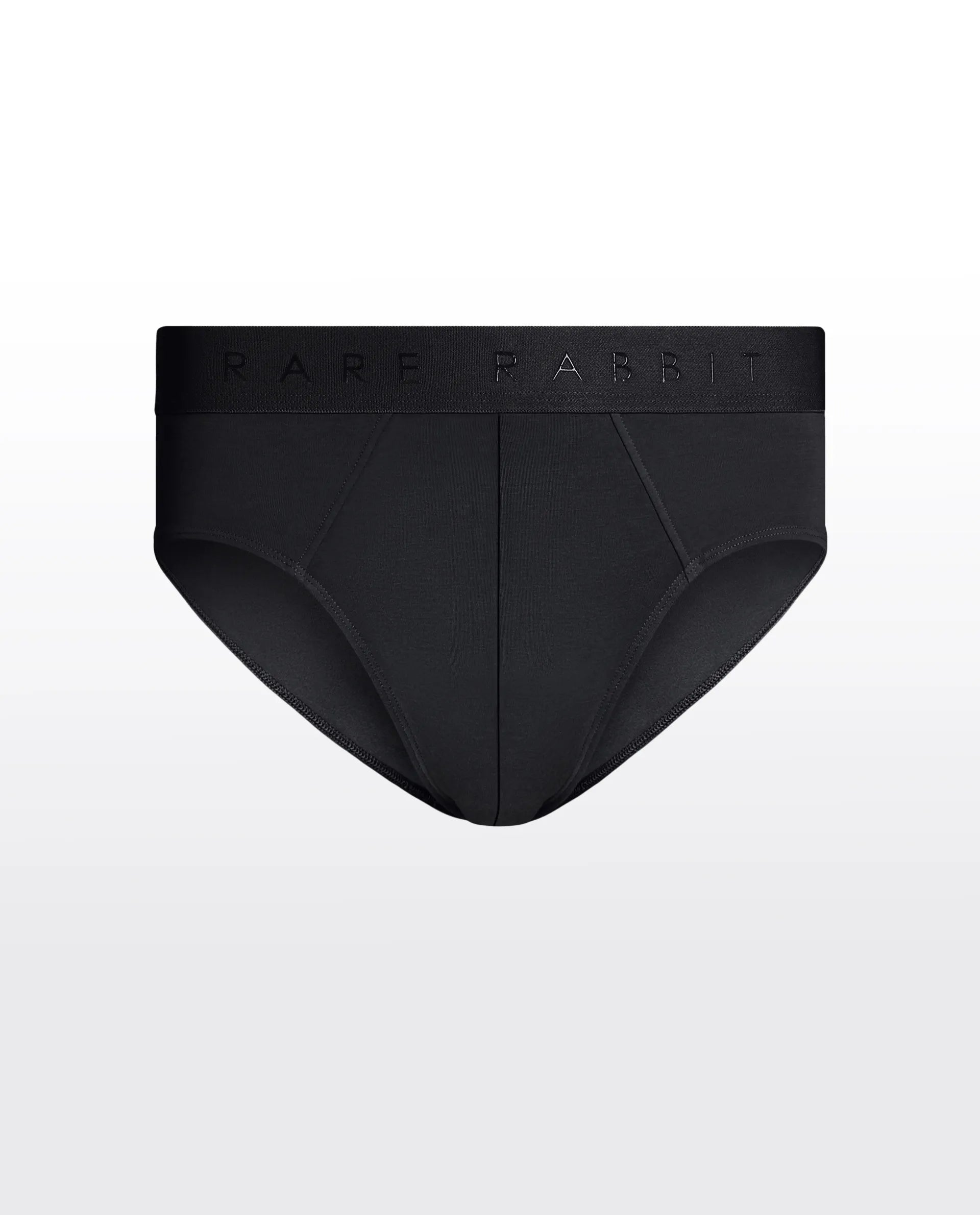 Rare Rabbit Men Hither Black Soft Cotton Stretch Briefs