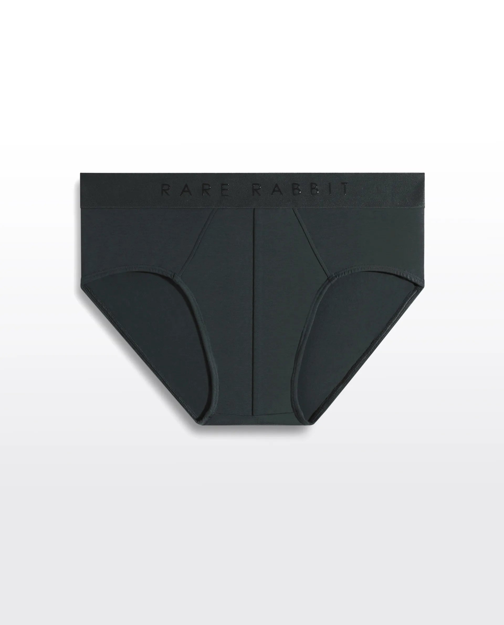 Rare Rabbit Men Hither Olive Soft Cotton Stretch Briefs