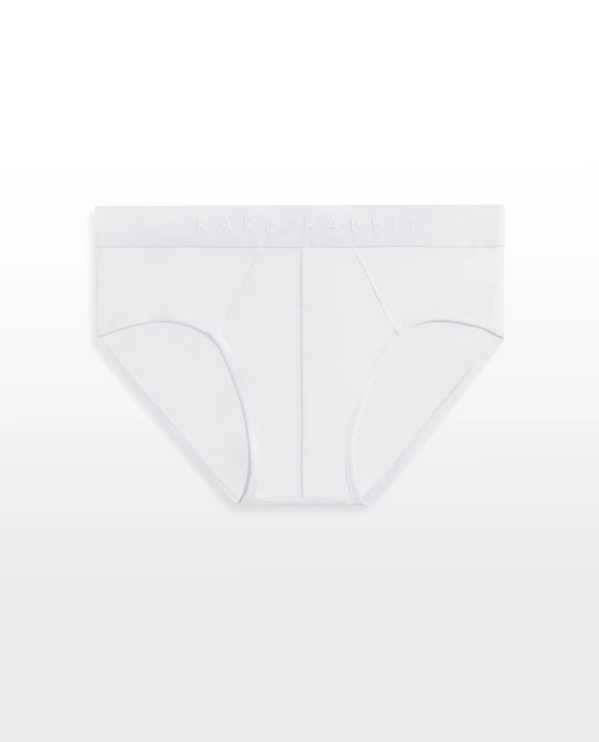 Rare Rabbit Men Hither White Soft Cotton Stretch Briefs