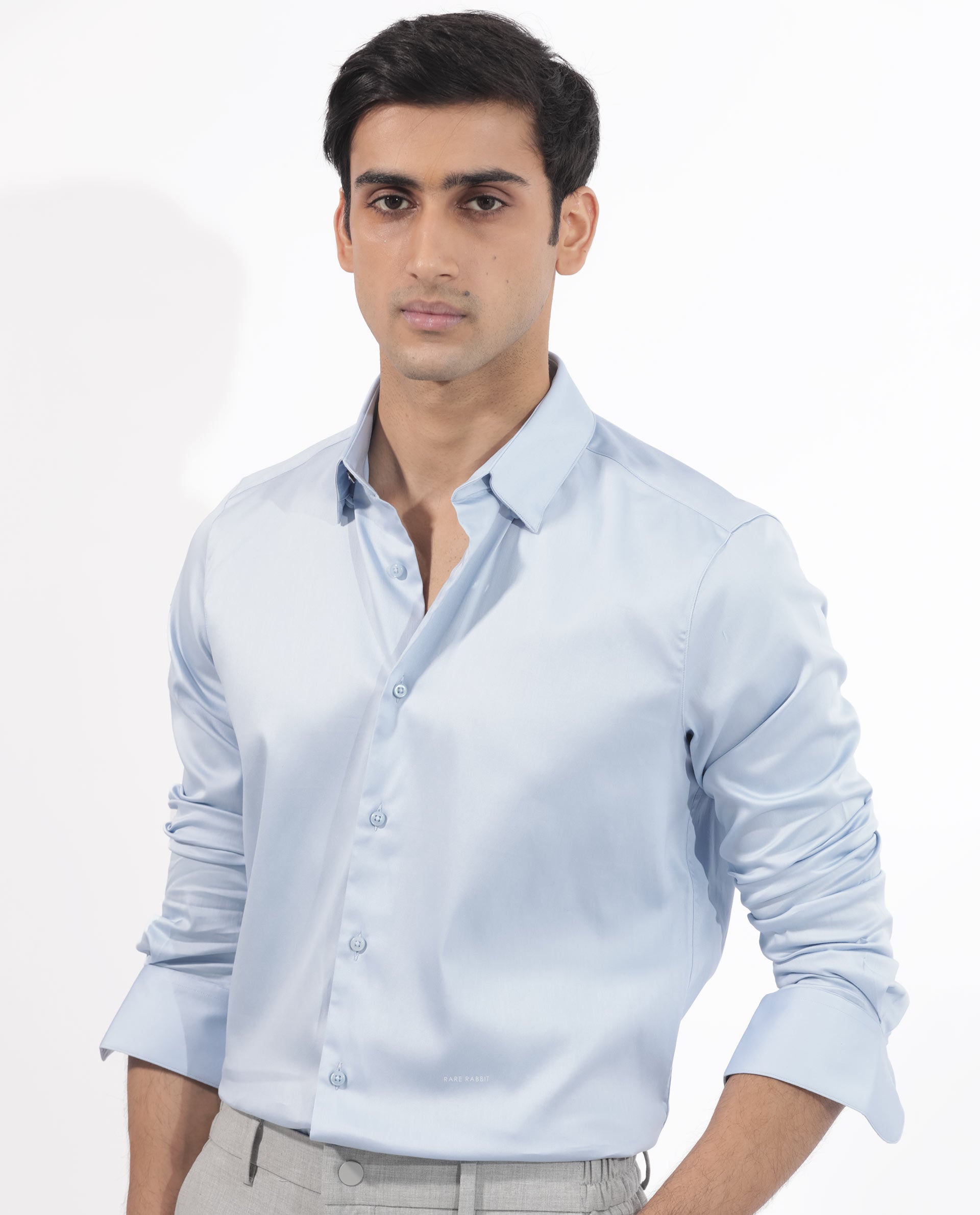 BlackLilly Men Solid Casual White Shirt - Buy BlackLilly Men Solid Casual  White Shirt Online at Best Prices in India | Flipkart.com