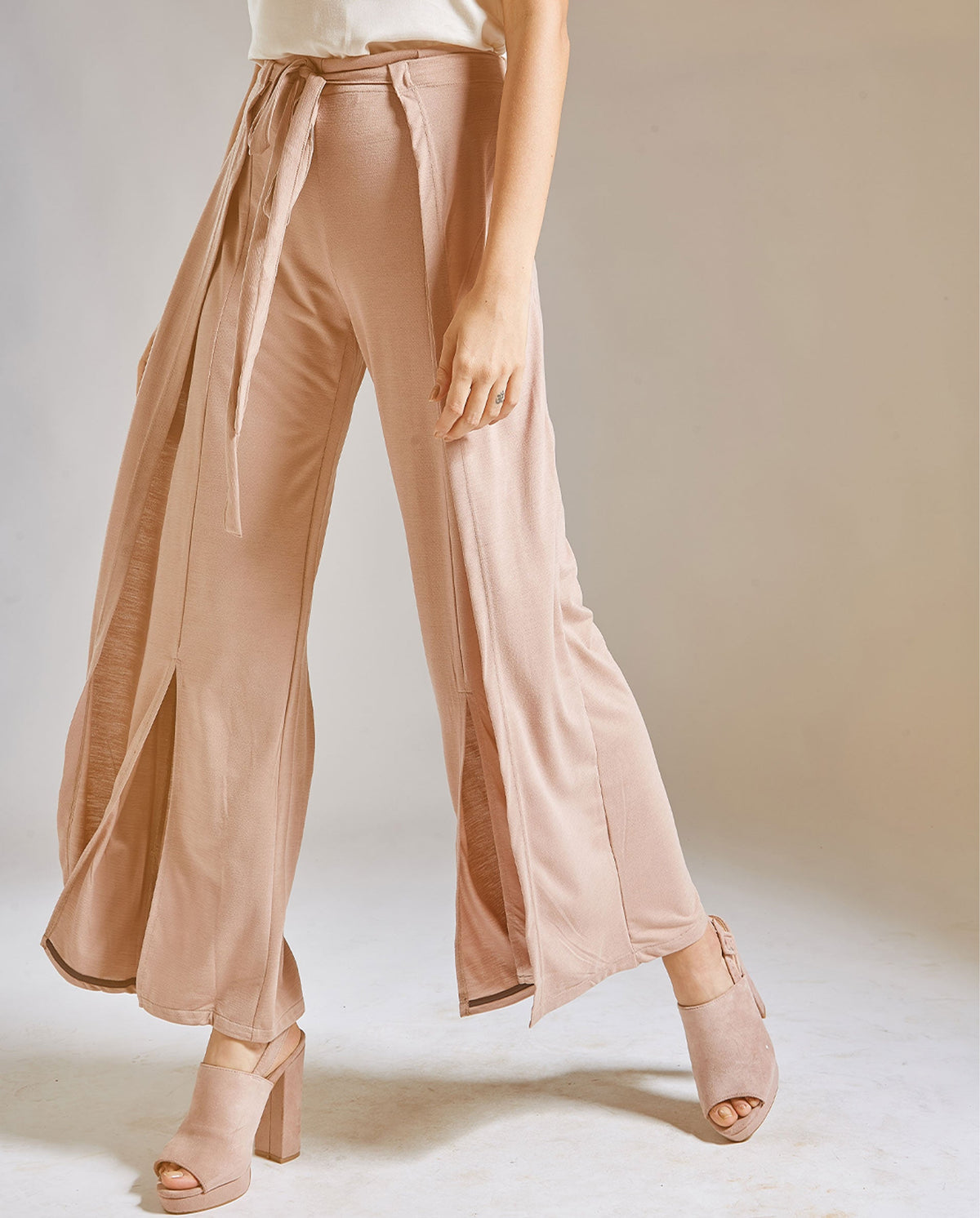 Rareism Women Saffar Peach Trousers