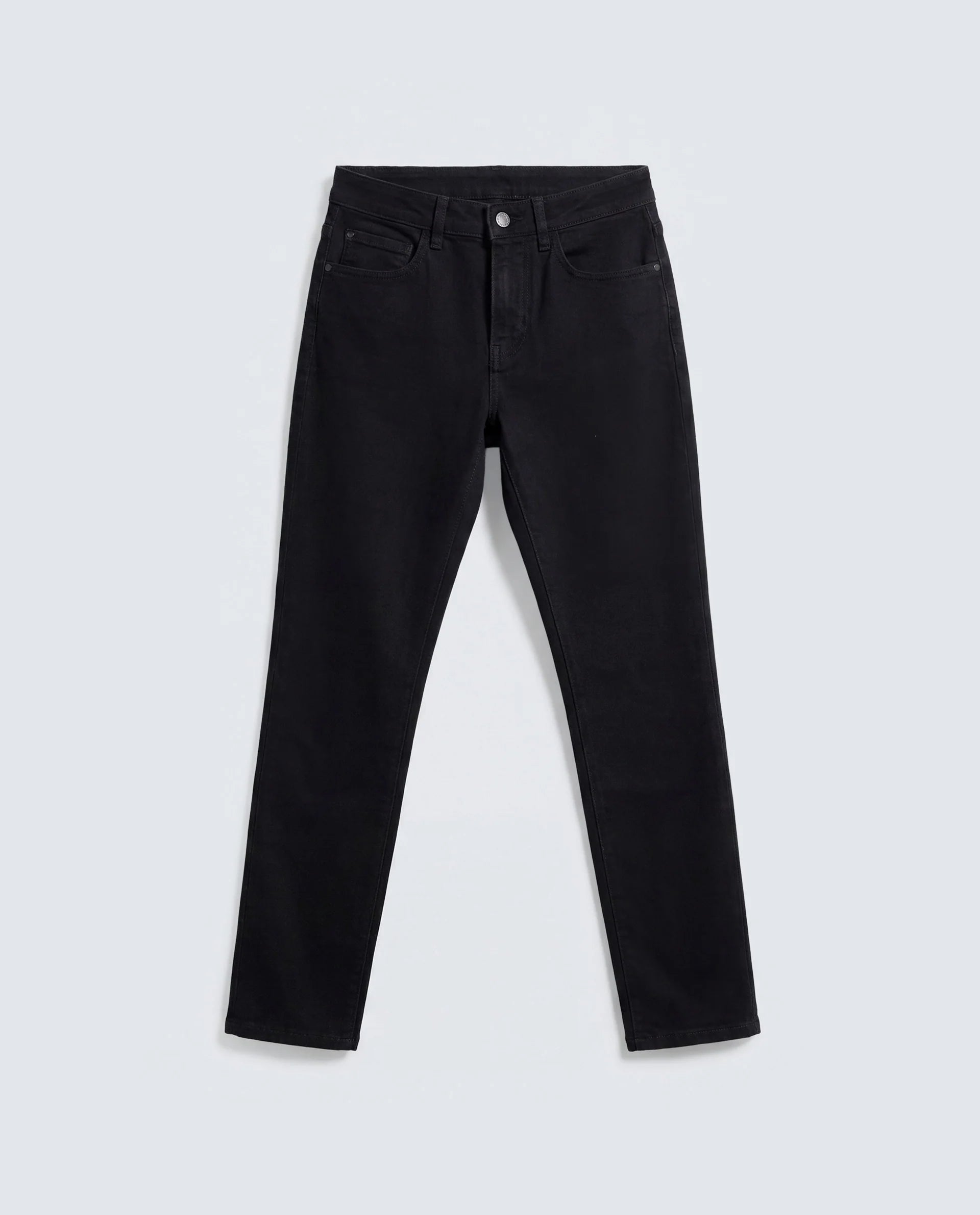 Rareism Women's Skenyob Black Cotton Blend Skinny Fit Plain Jeans