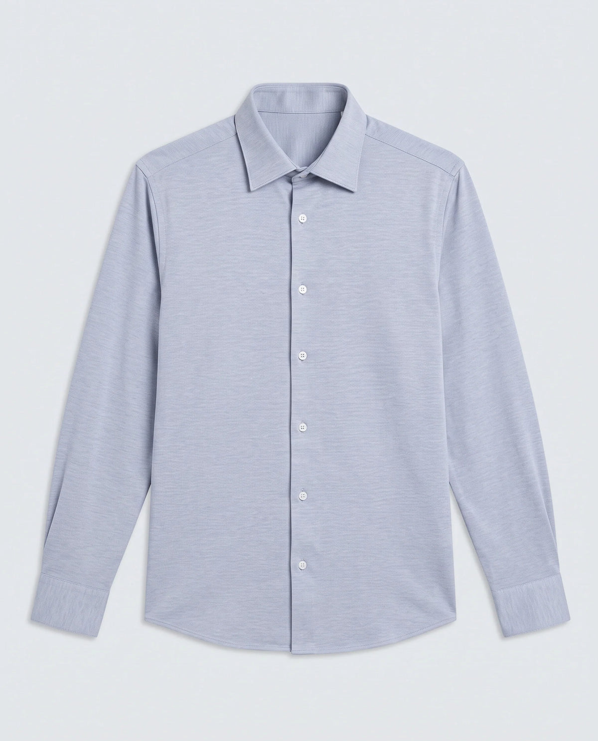 Rare Rabbit Men's Bogi Light Blue Cotton Blend Full Sleeve Spread Collar Regular Fit Plain Shirt