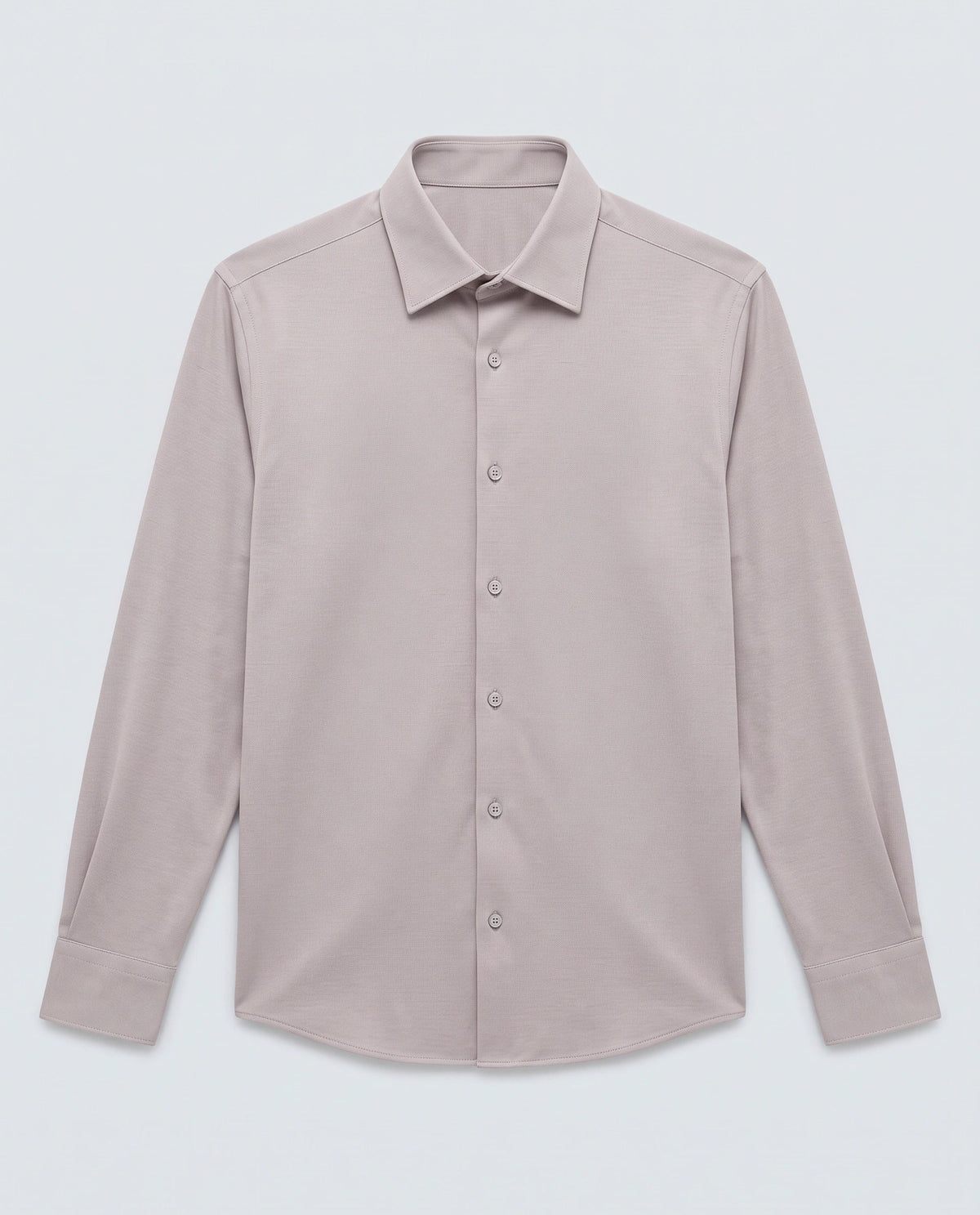 Rare Rabbit Men's Bogi Light Pink Cotton Blend Full Sleeve Spread Collar Regular Fit Plain Shirt