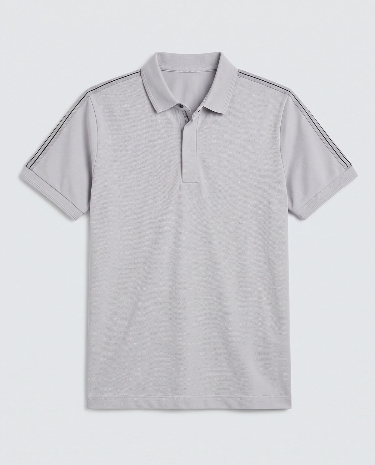 Rare Rabbit Men's Cron-S26 Pastel Purple Cotton Blend Fabric Half Sleeve Spread Collar Regular Fit Plain Polo