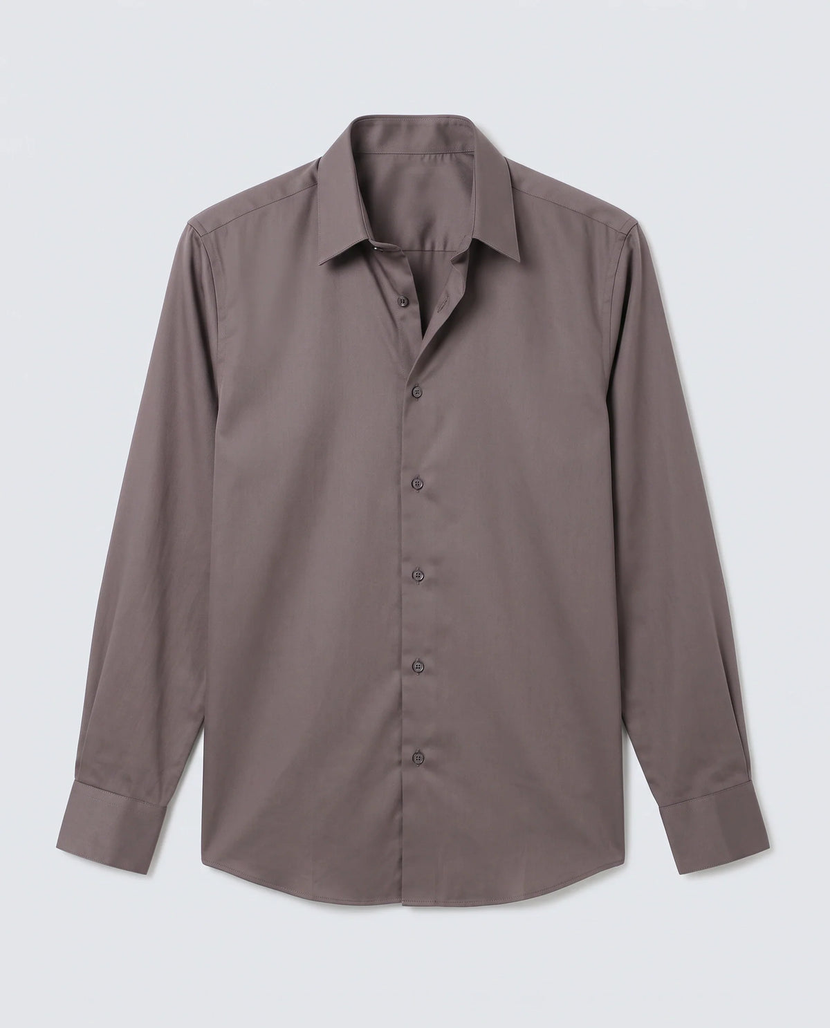 Rare Rabbit Men's Dream Dusky Fawn Tencel Fabric Full Sleeve Spread Collar Morris Regular Fit Plain Shirt