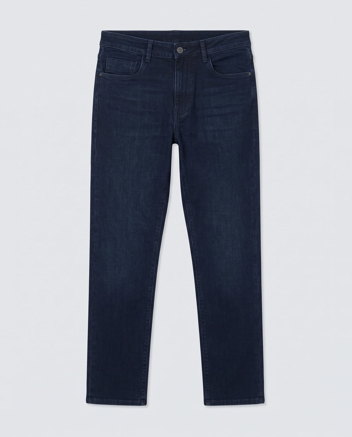Rare Rabbit Men's Edge Dark Navy Cotton Blend Fabric Regular Fit Plain Jeans