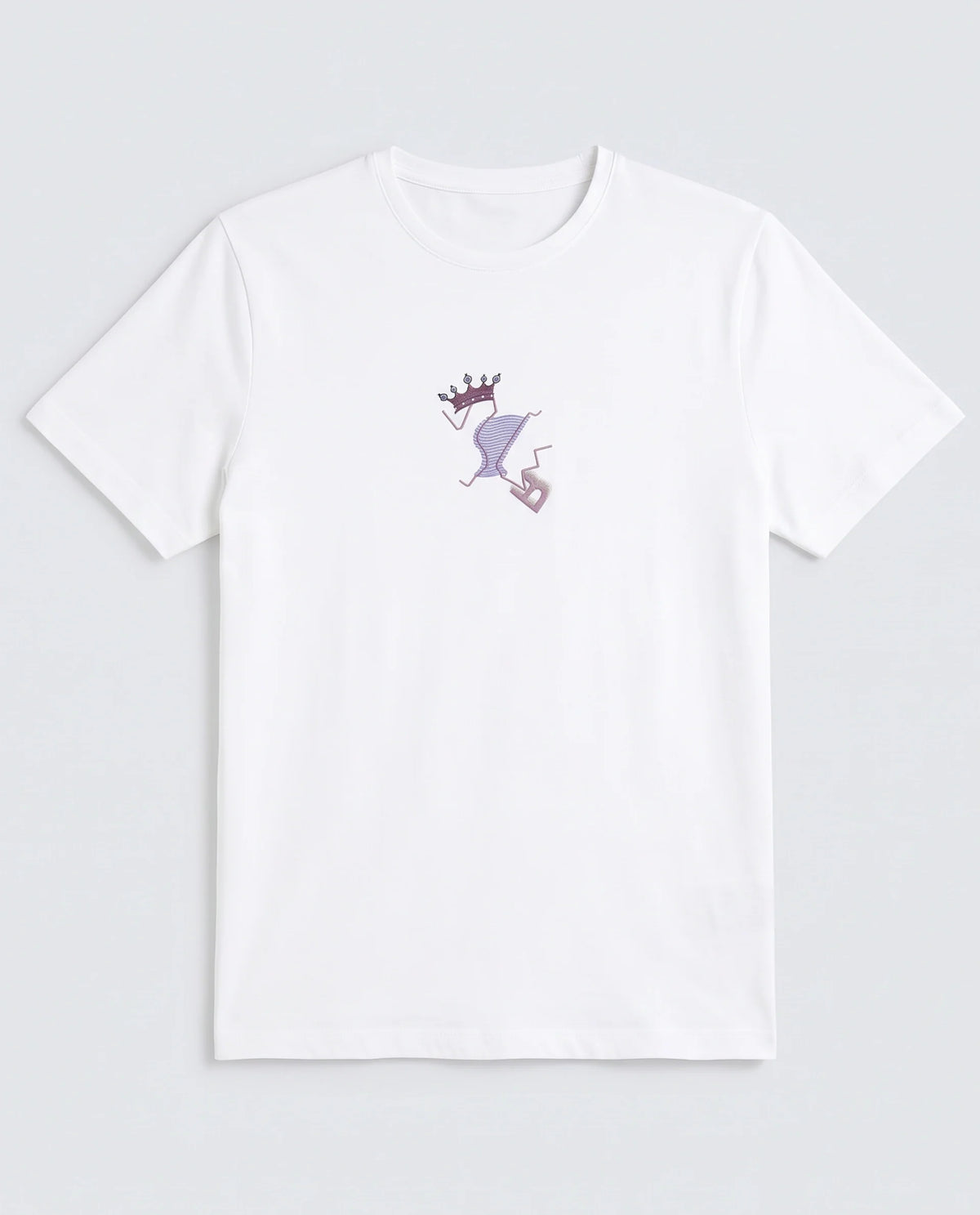Rare Rabbit Men's Friend-2 Off White Cotton Blend Half Sleeve Crew Neck Regular Fit Graphic Print T-Shirt