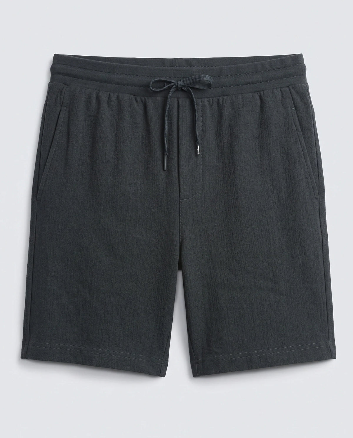 Rare Rabbit Men's Kelos-Sh26 Dark Teal Cotton Blend Fabric Regular Fit Plain Shorts