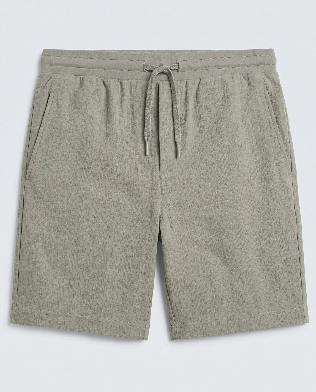 Rare Rabbit Men's Kelos-Sh26 Dusky Green Cotton Blend Fabric Regular Fit Plain Shorts