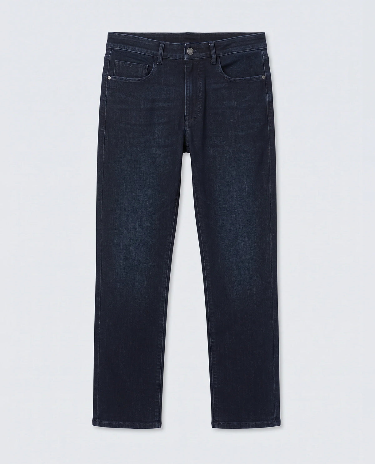 Rare Rabbit Men's Kliq Dark Navy Cotton Blend Fabric Morris Regular Fit Plain Jeans