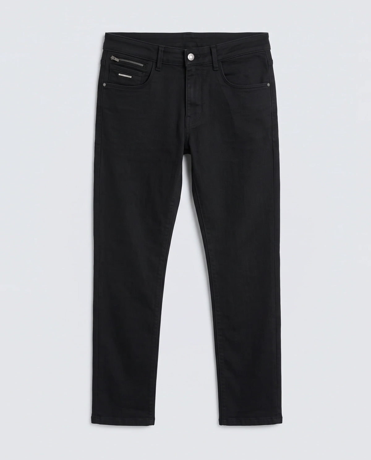 Rare Rabbit Men's Korv 26 Black Cotton Blend Fabric Hawk Slim Fit Plain Jeans