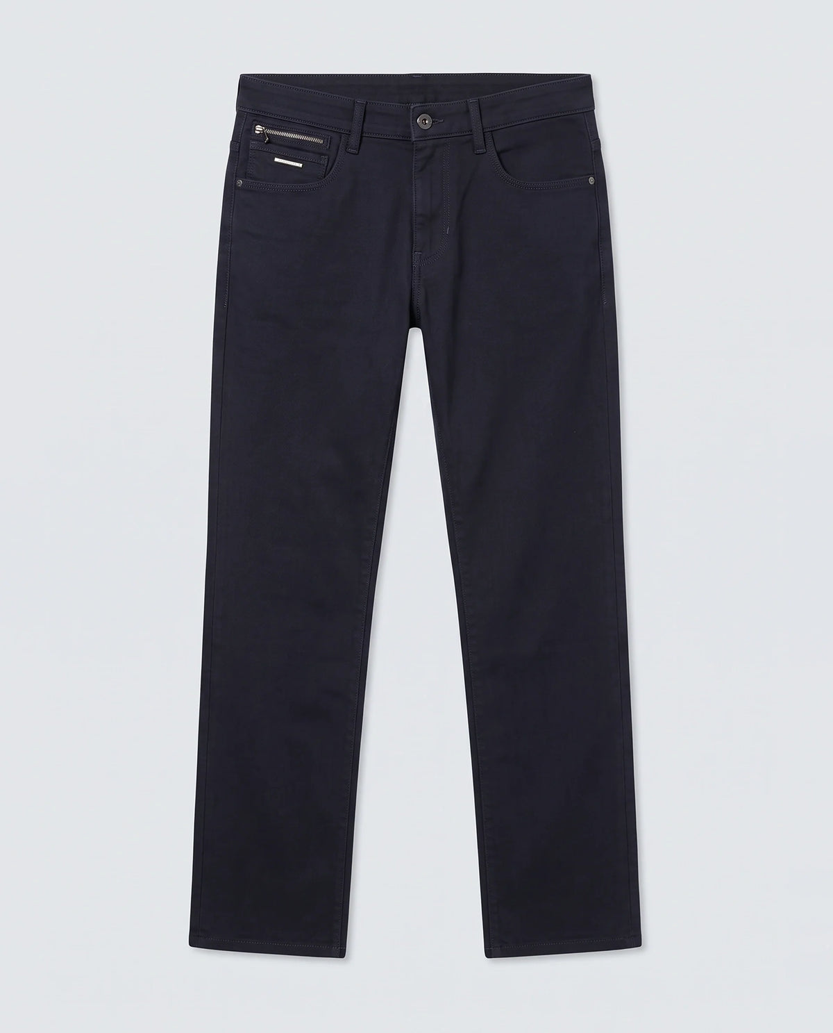 Rare Rabbit Men's Korv 26 Navy Cotton Blend Fabric Hawk Slim Plain Jeans