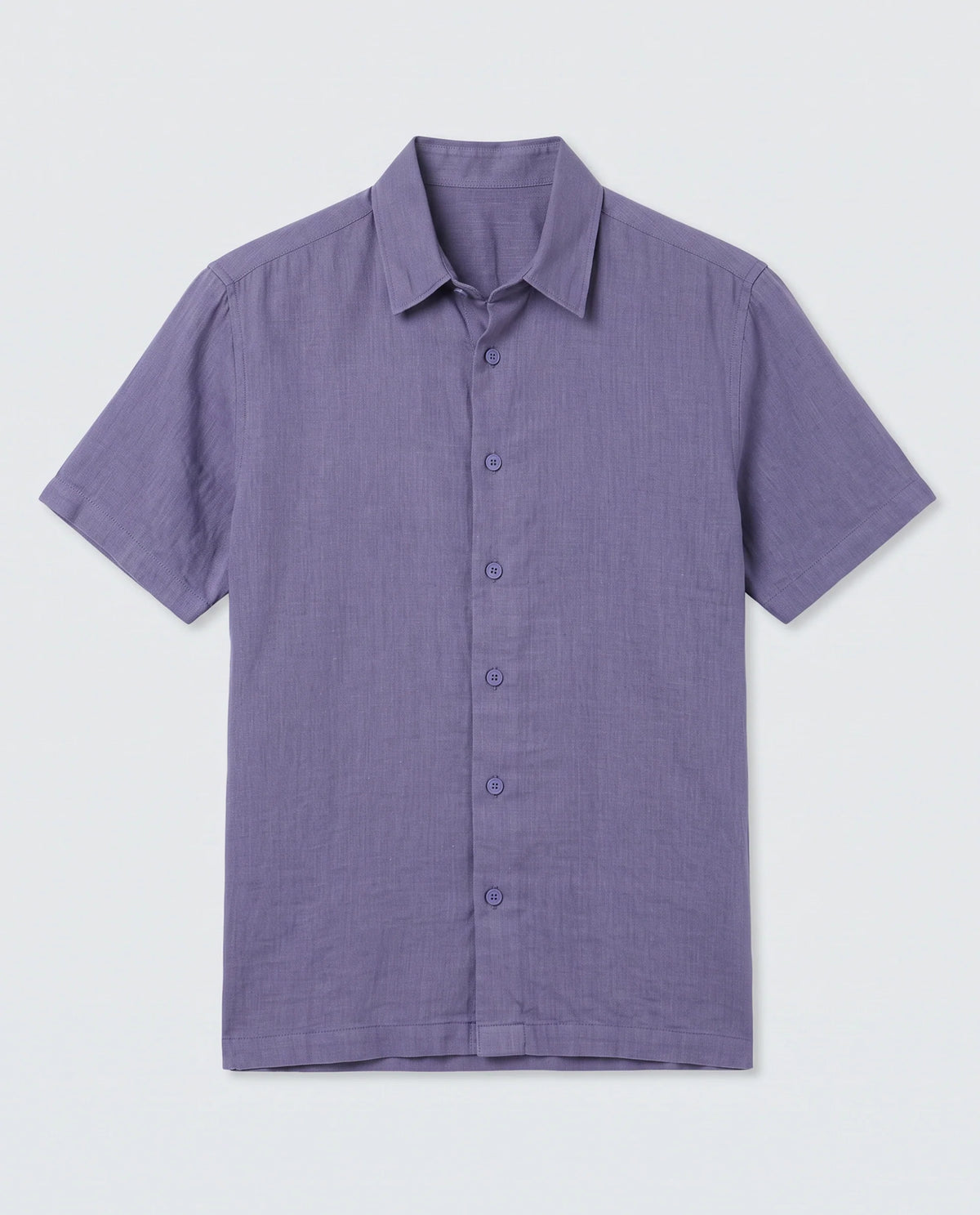 Rare Rabbit Men's Layerr Ss Light Purple Cotton Blend Plain Boxy Fit Full Sleeve Collared Shirt