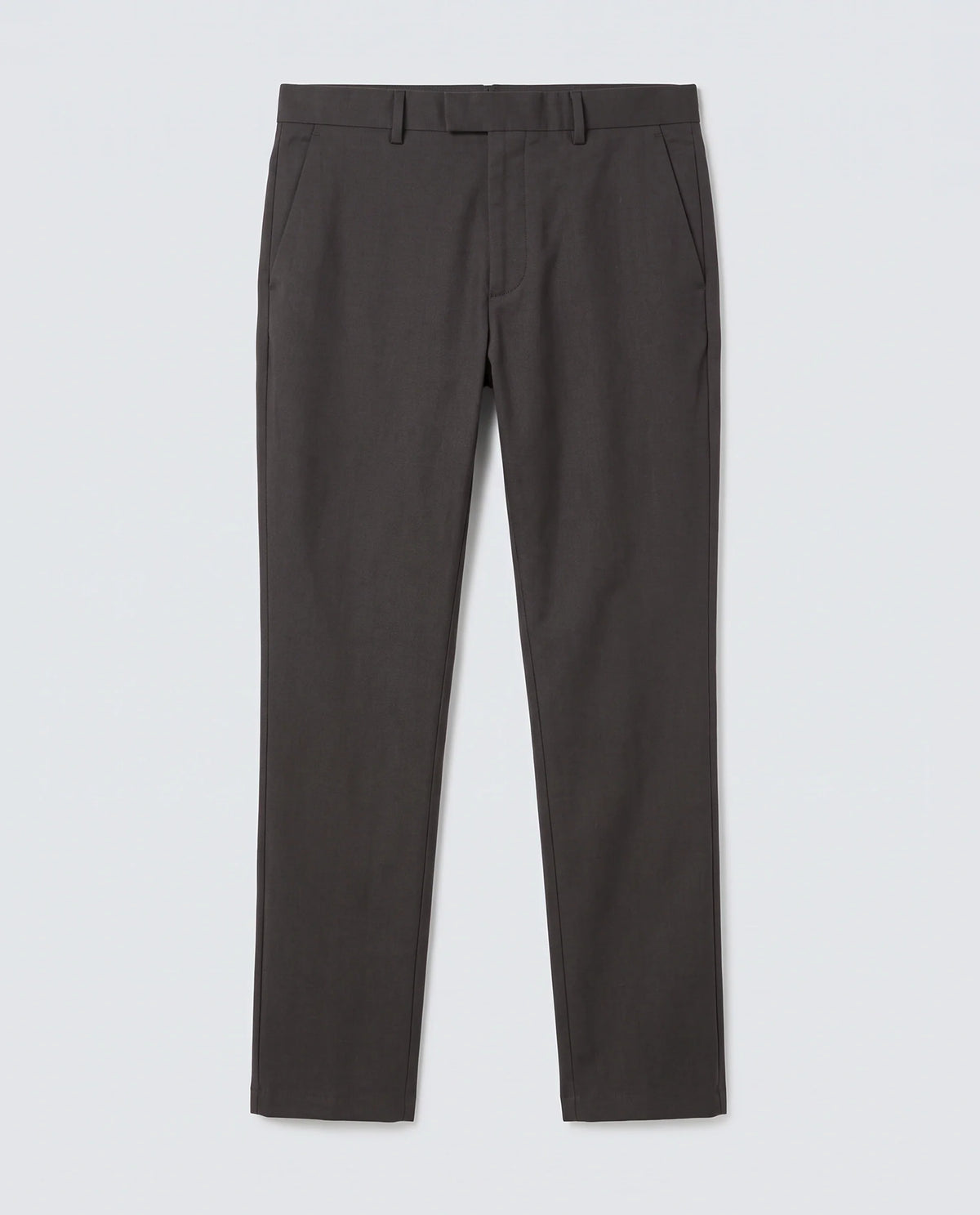 Rare Rabbit Men's Mang Dark Grey Polyester Blend Fabric Regular Fit Plain Trouser