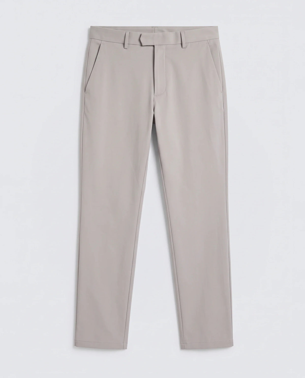 Rare Rabbit Men's Mang Grey Polyester Blend Fabric Regular Fit Plain Trouser