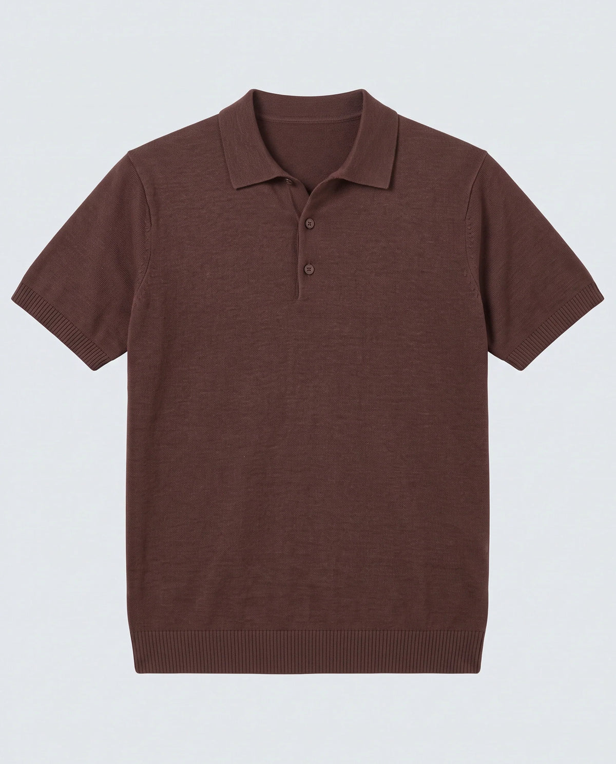Rare Rabbit Men's Mekko-S26 Dusky Red Linen Blend Fabric Half Sleeve Spread Collar Regular Plain Polo