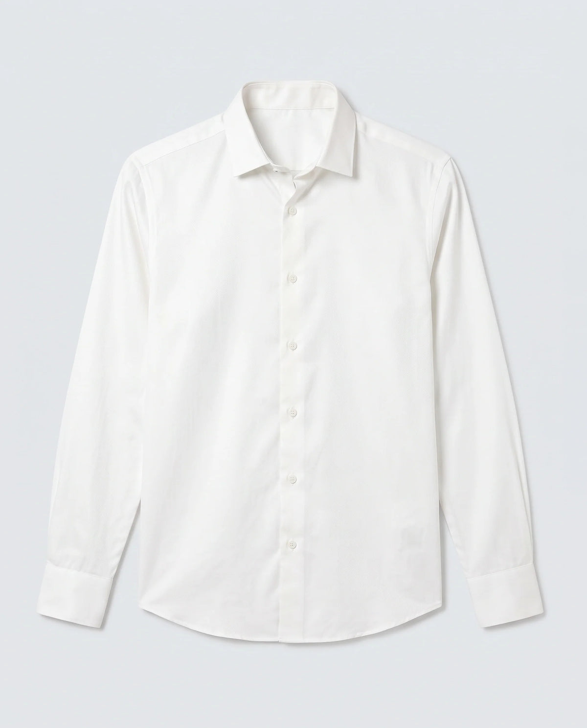 Rare Rabbit Men's Mer-Ss26 White Viscose Blend Fabric Full Sleeve Spread Collar Regular Fit Plain Shirt