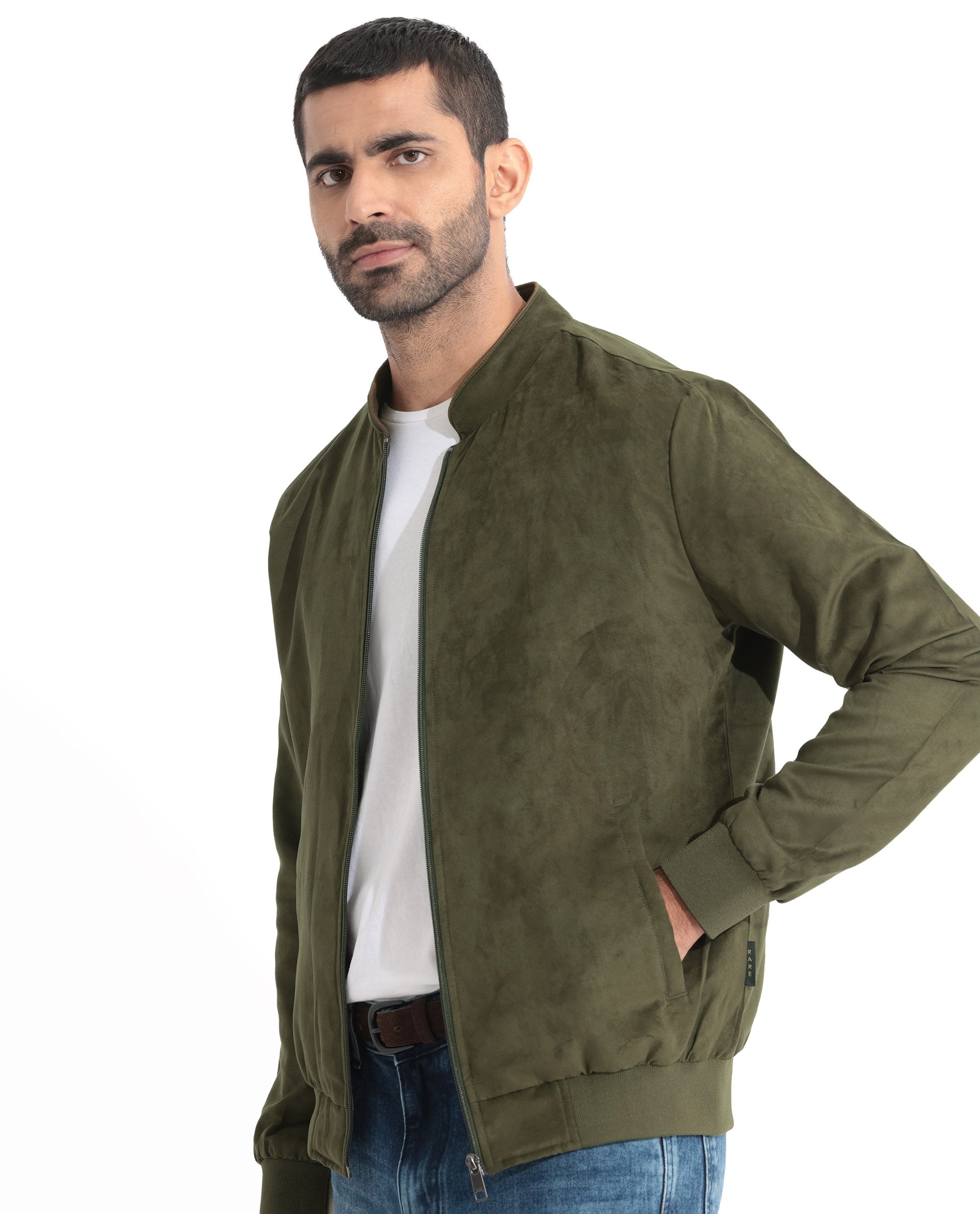 POLO RALPH LAUREN Men's Suede Bomber Jacket in Company Olive Size S Retail  $798 | eBay