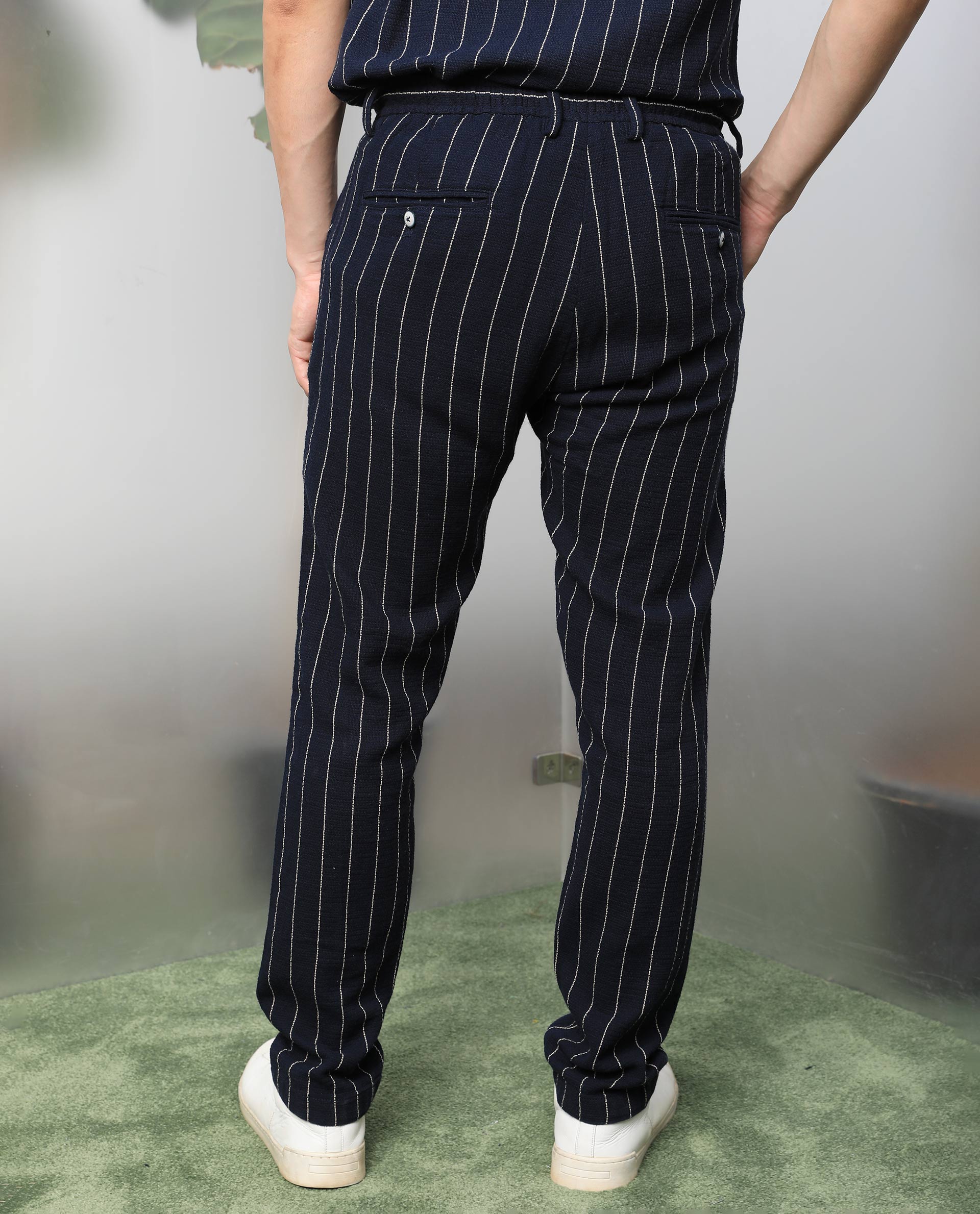 Pinstripe Suits for Men,2 Piece Pinstripe Suit,Pinstripe Blazer Men,Pants  for Men Work Casual,Black (34) XXS at  Men's Clothing store