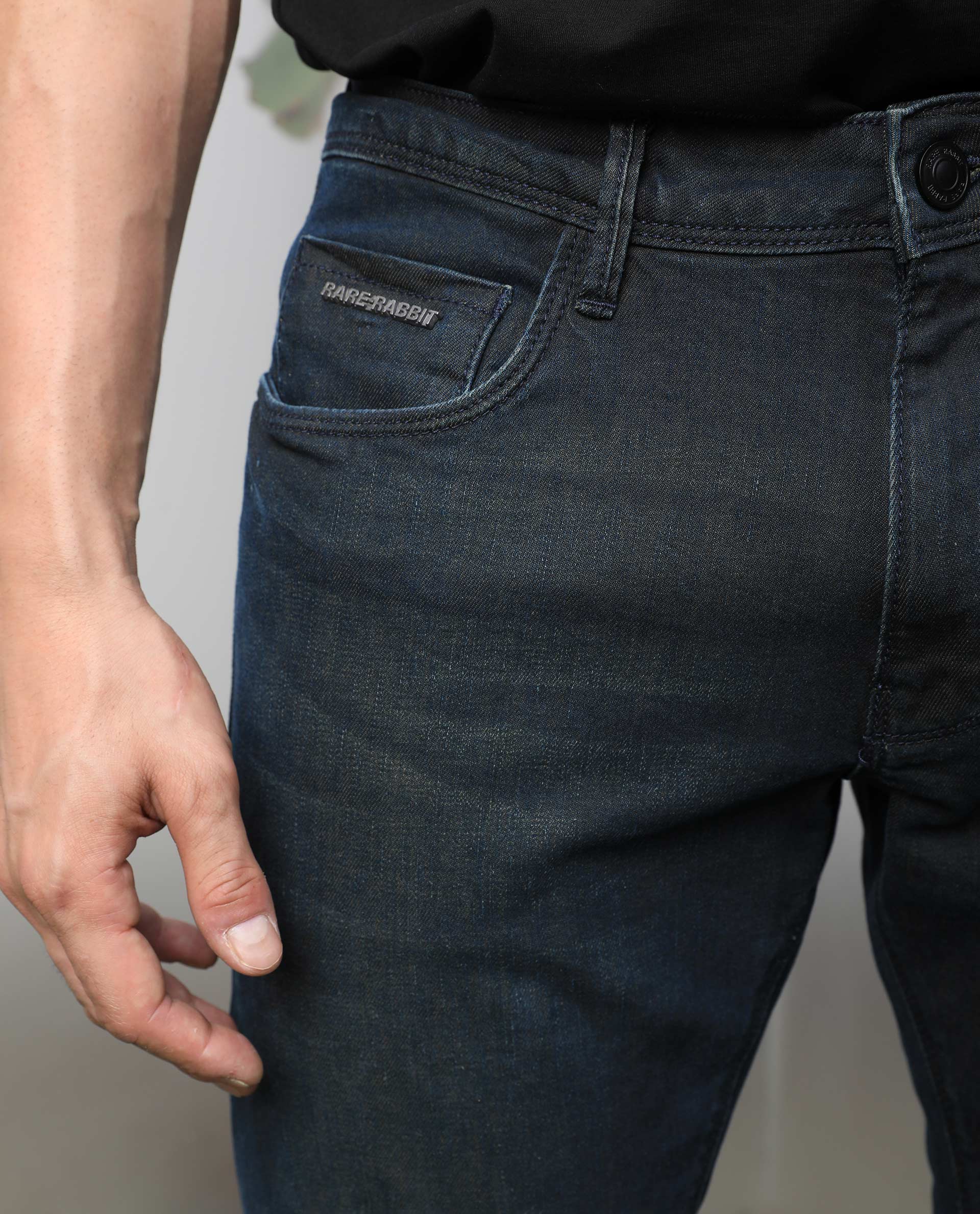 New Look loose straight jeans in dark wash indigo | ASOS