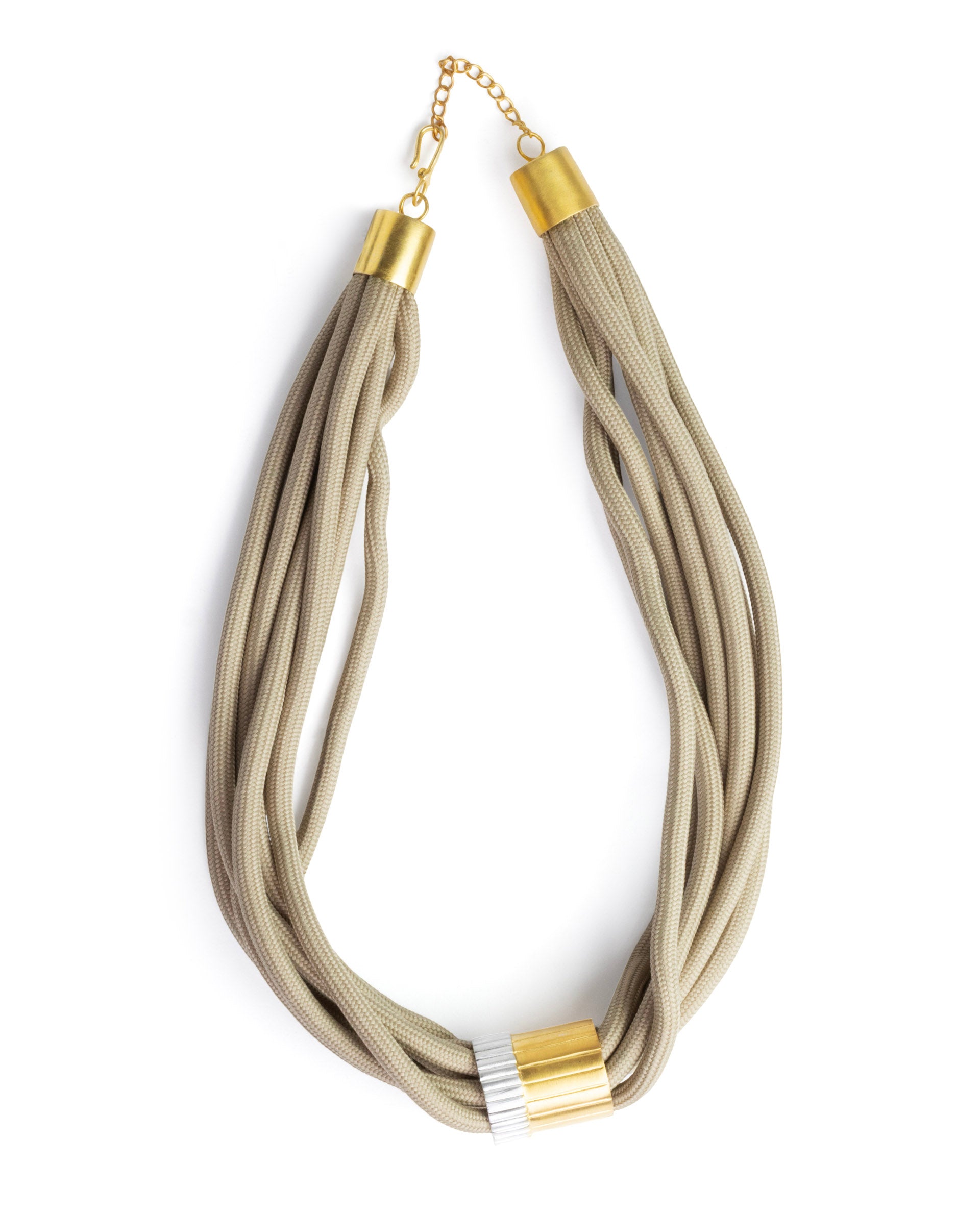 Rareism Women Impression Biege Necklace