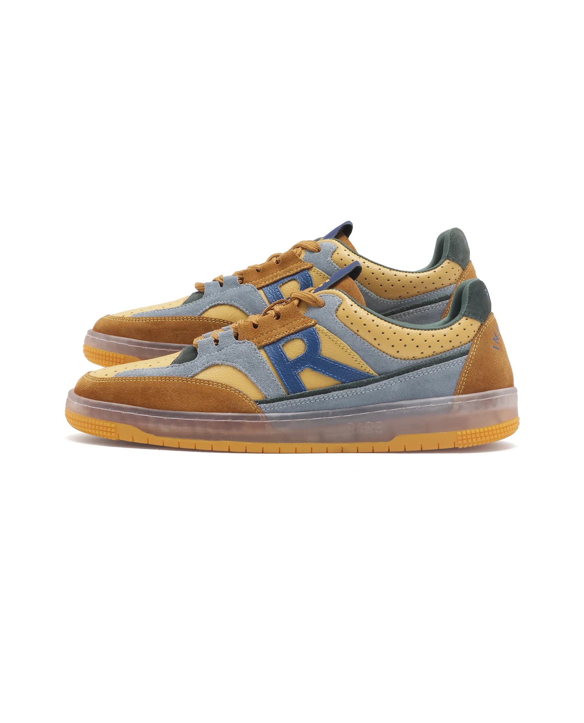 Rare Rabbit Men Inferno Yellow Lace-Up Closure Sneaker