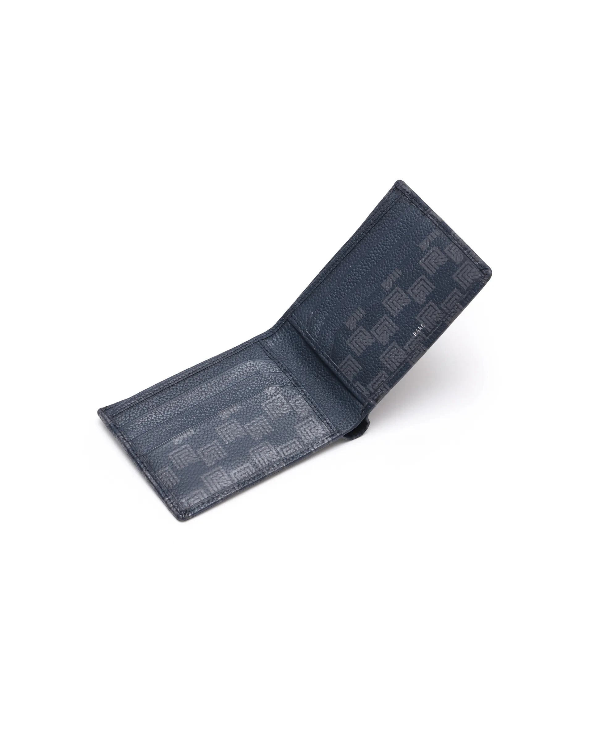 Rare Rabbit Men Izmir Blue Leather Wallet