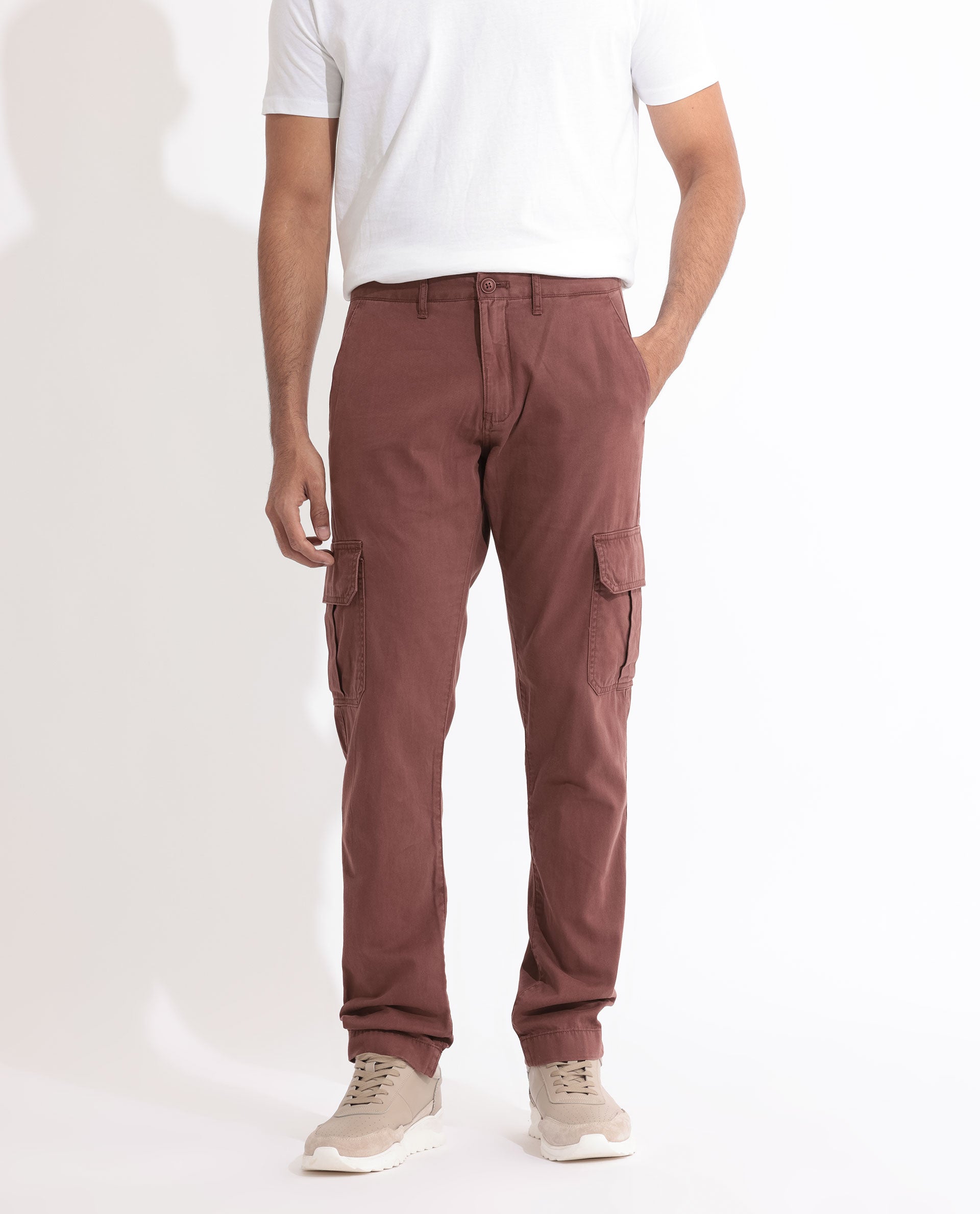 Dark Brown Cargo Pants – uplandclothingco