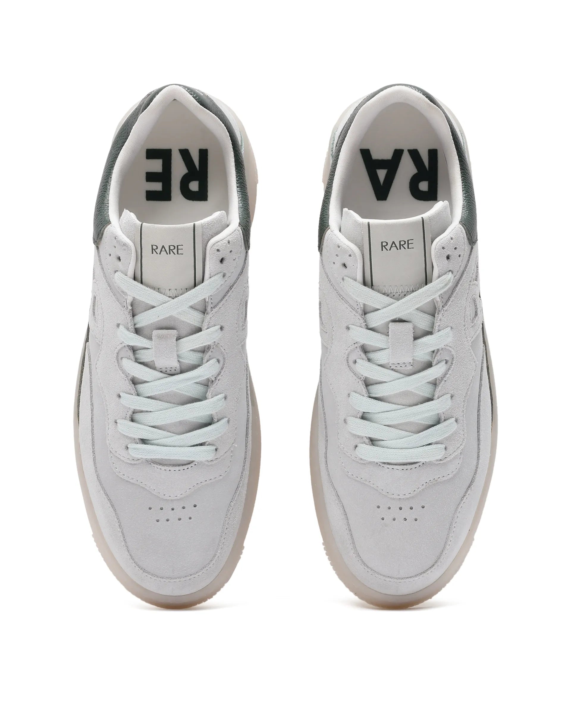 Rare Rabbit Men Jade White Lace-Up Closure Sneaker