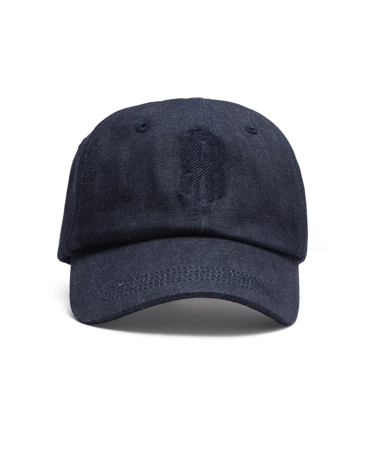 Rare Rabbit Men's Jiny Navy Cotton Regular Embroidered Cap
