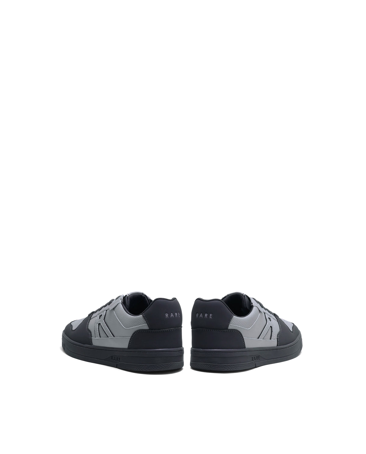 Rarez Men's Jon Primary Grey Micro Fiber Sneaker