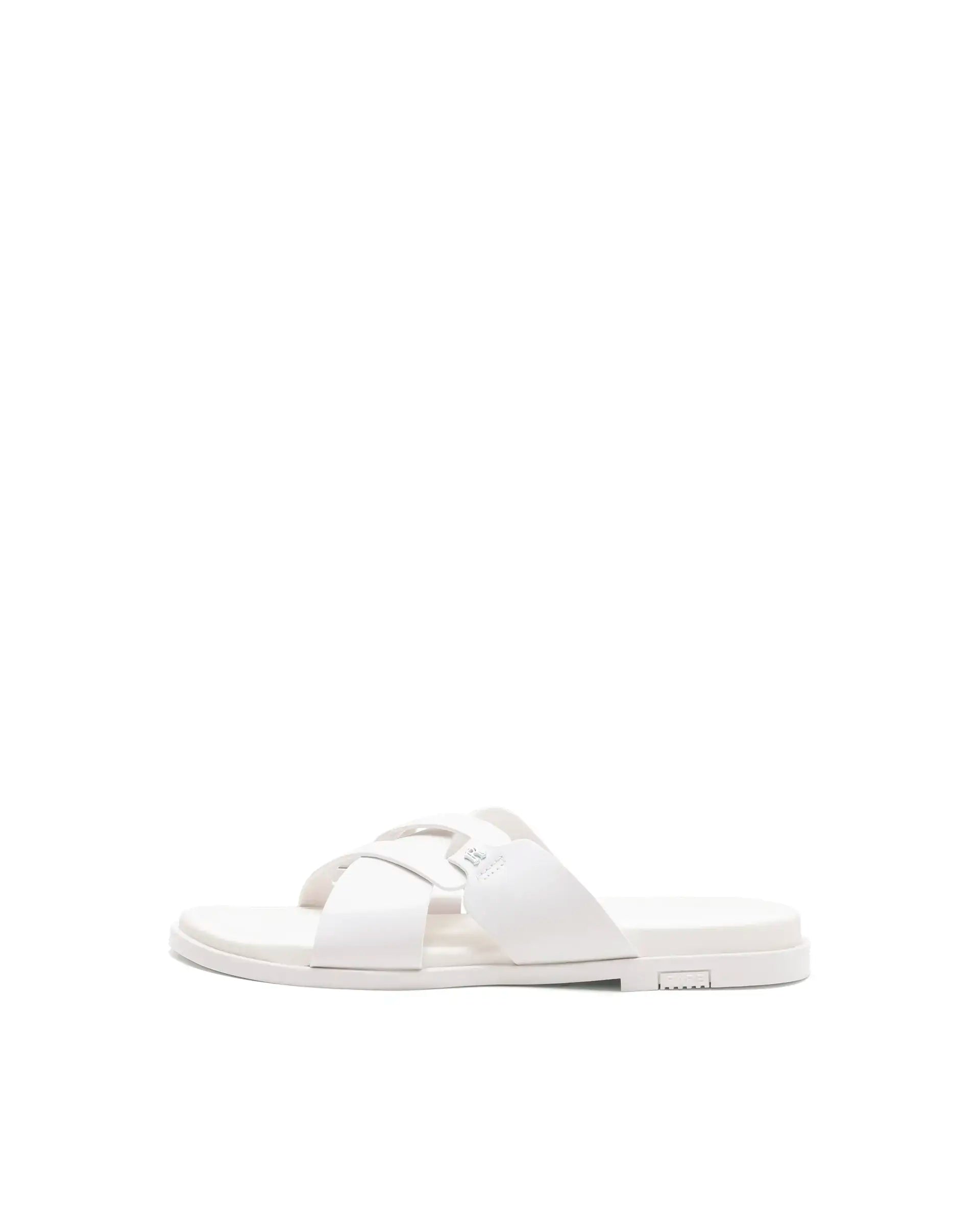 Rarez Men's Kross Light Ivory Leather Regular Sandal