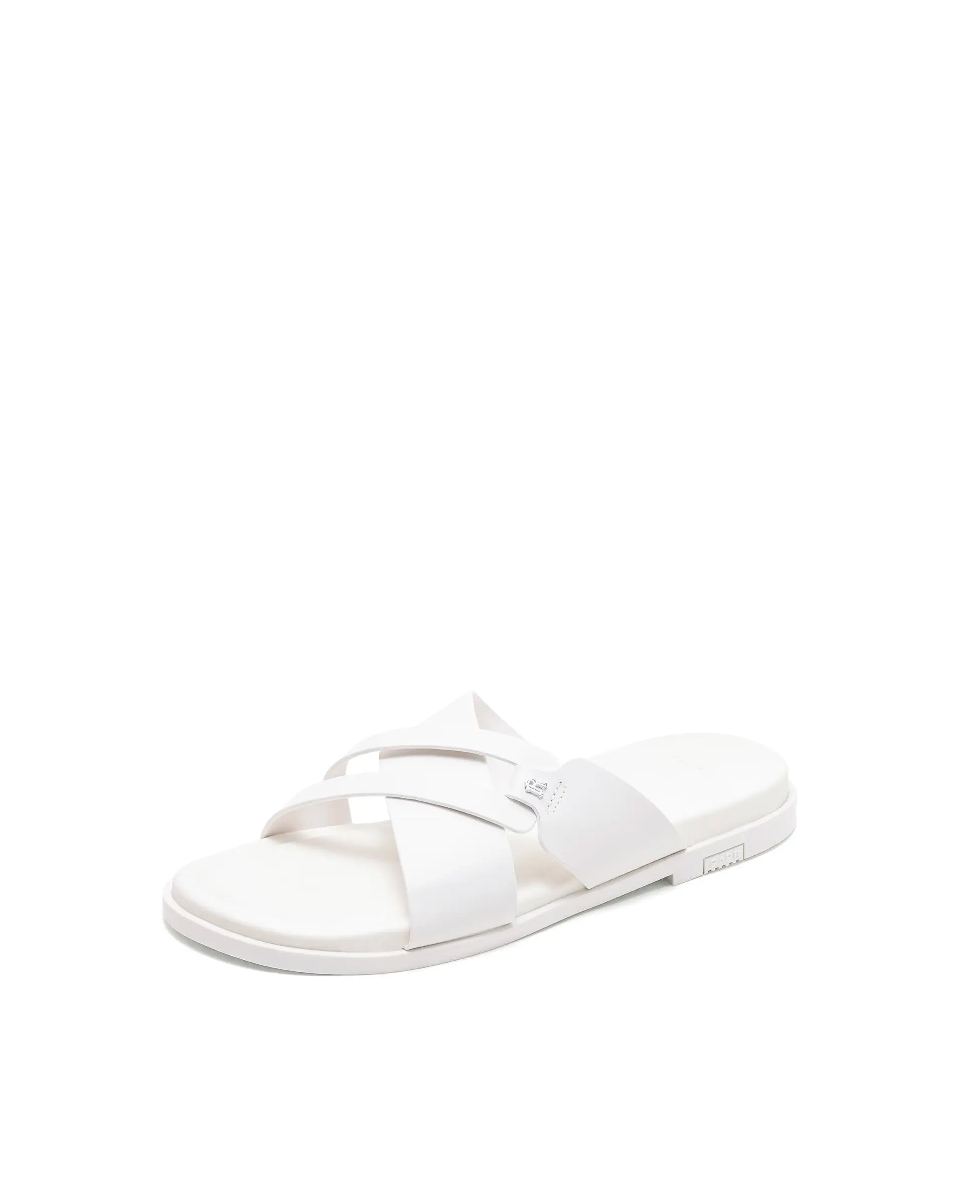 Rarez Men's Kross Light Ivory Leather Regular Sandal