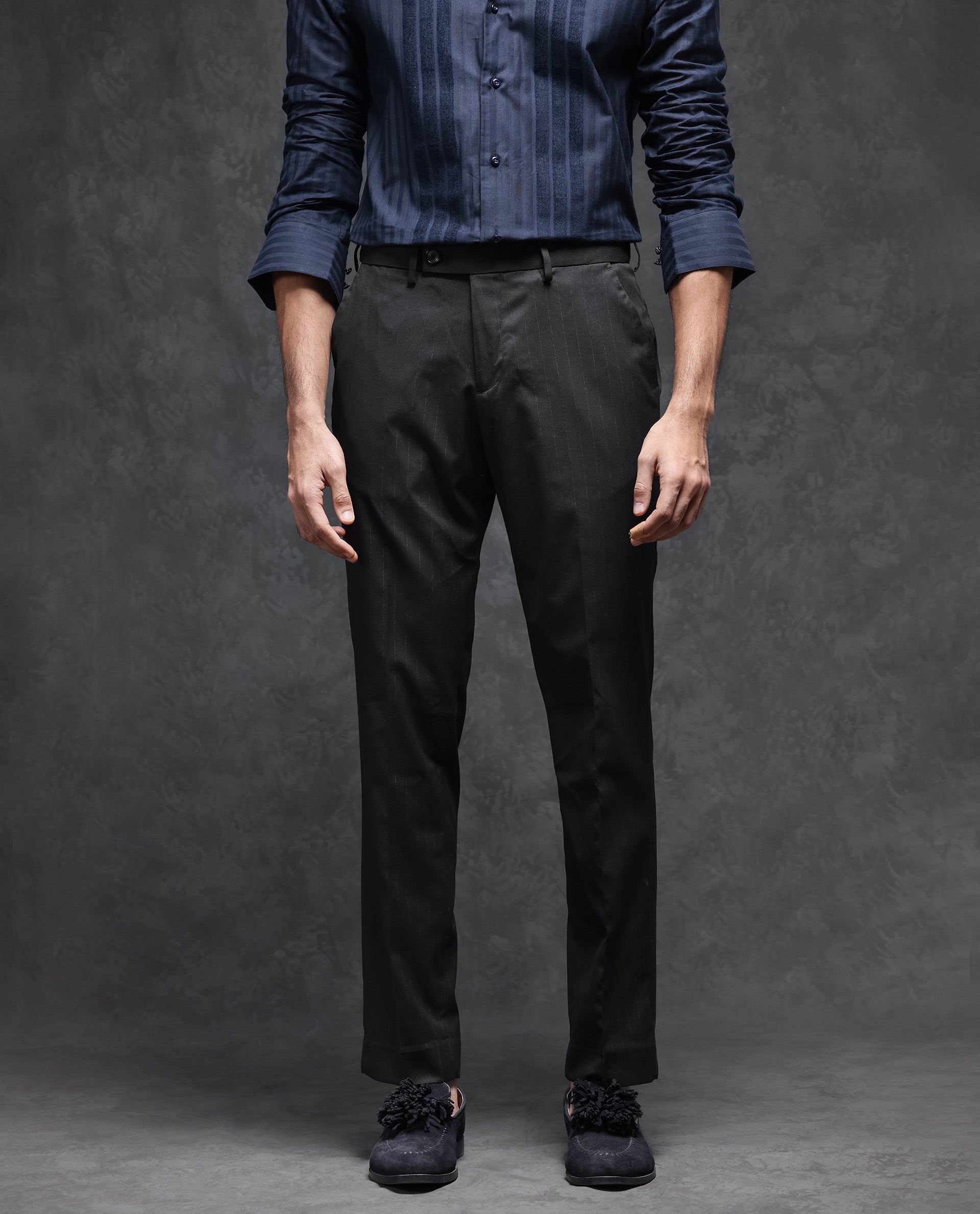 5TH ANFOLD Men Solid Formal Black Shirt - Buy Black 5TH ANFOLD Men Solid Formal  Black Shirt Online at Best Prices in India | Flipkart.com