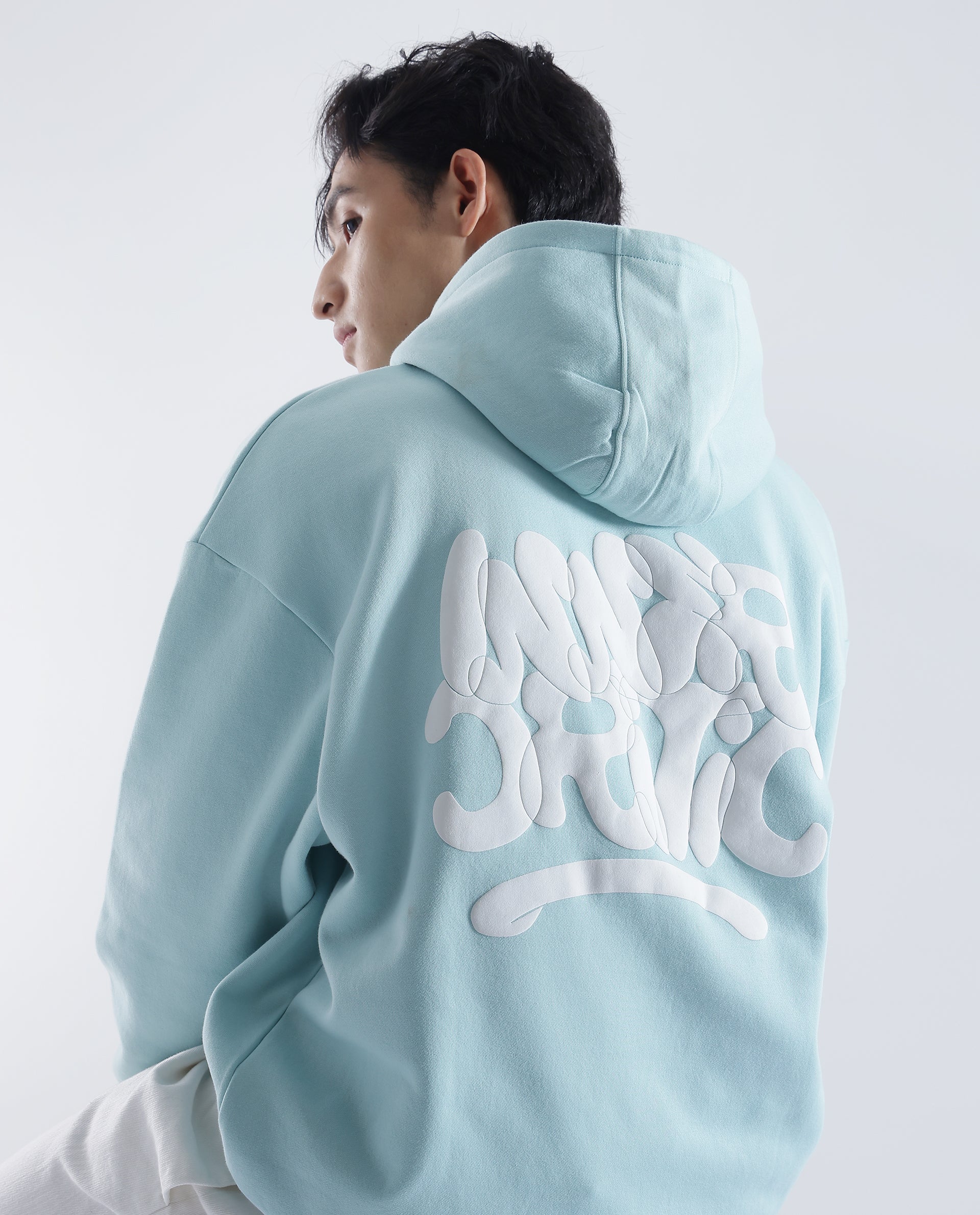 Rare Rabbit Men Laurl Light Turq Cotton Polyester Fabric Full Sleeve H