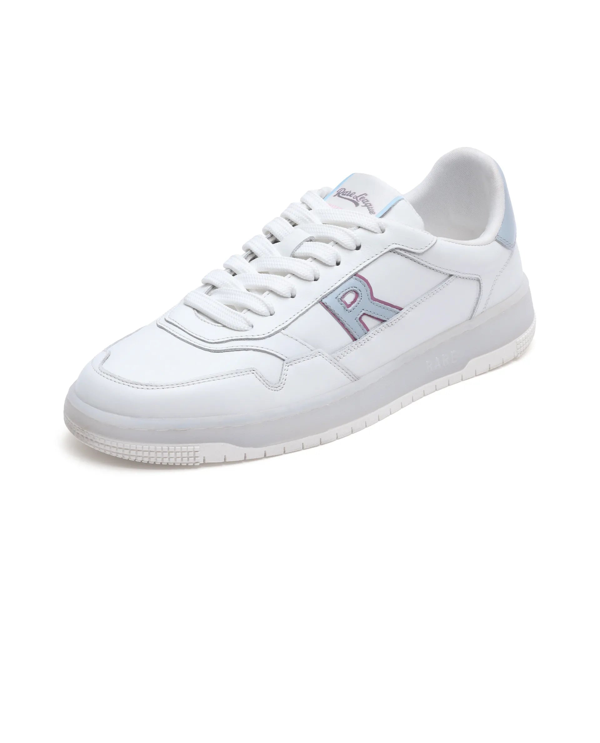 Rare Rabbit Men's Leor-Fs1 White Lace-Up Closure Sneaker