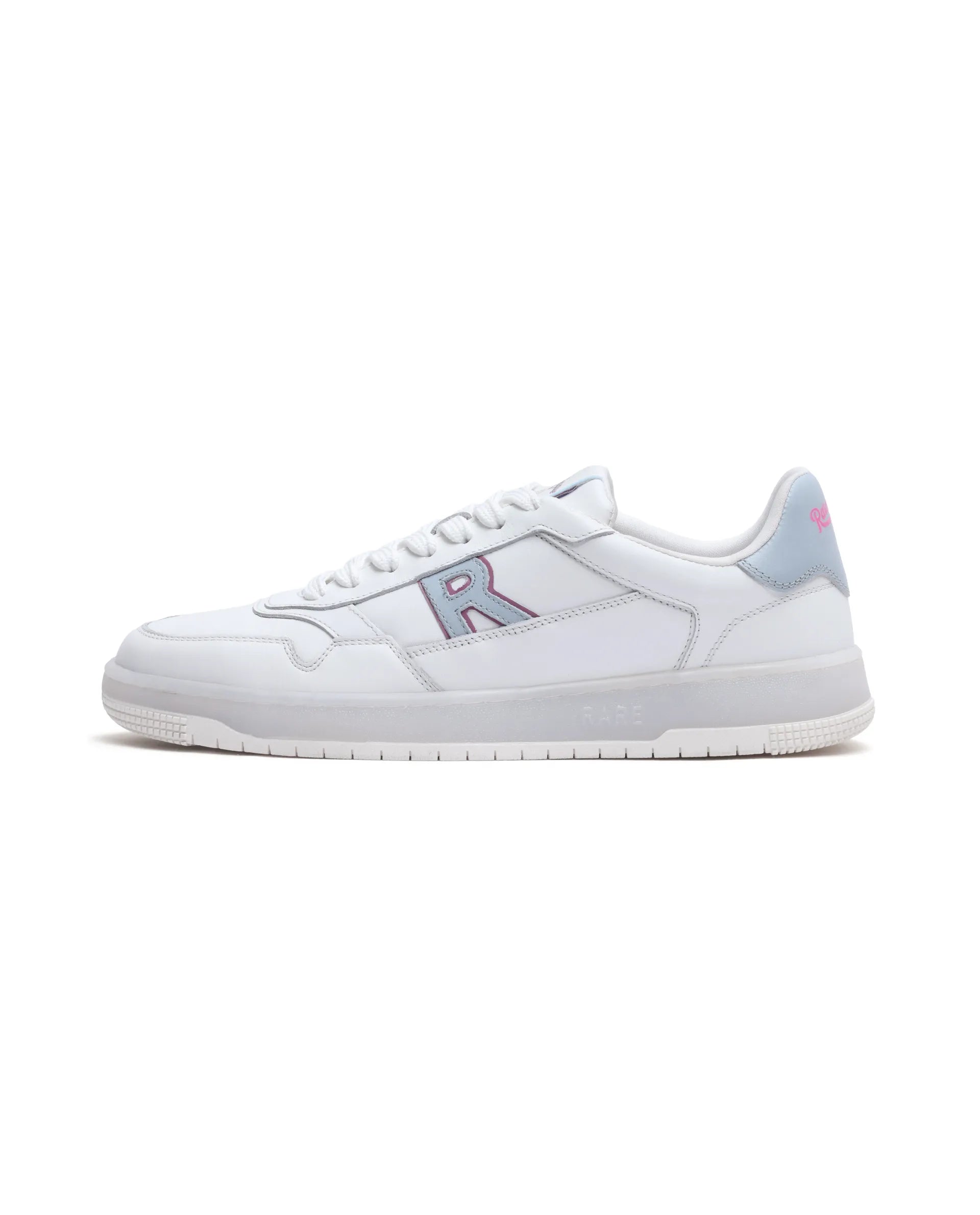 Rare Rabbit Men's Leor-Fs1 White Lace-Up Closure Sneaker