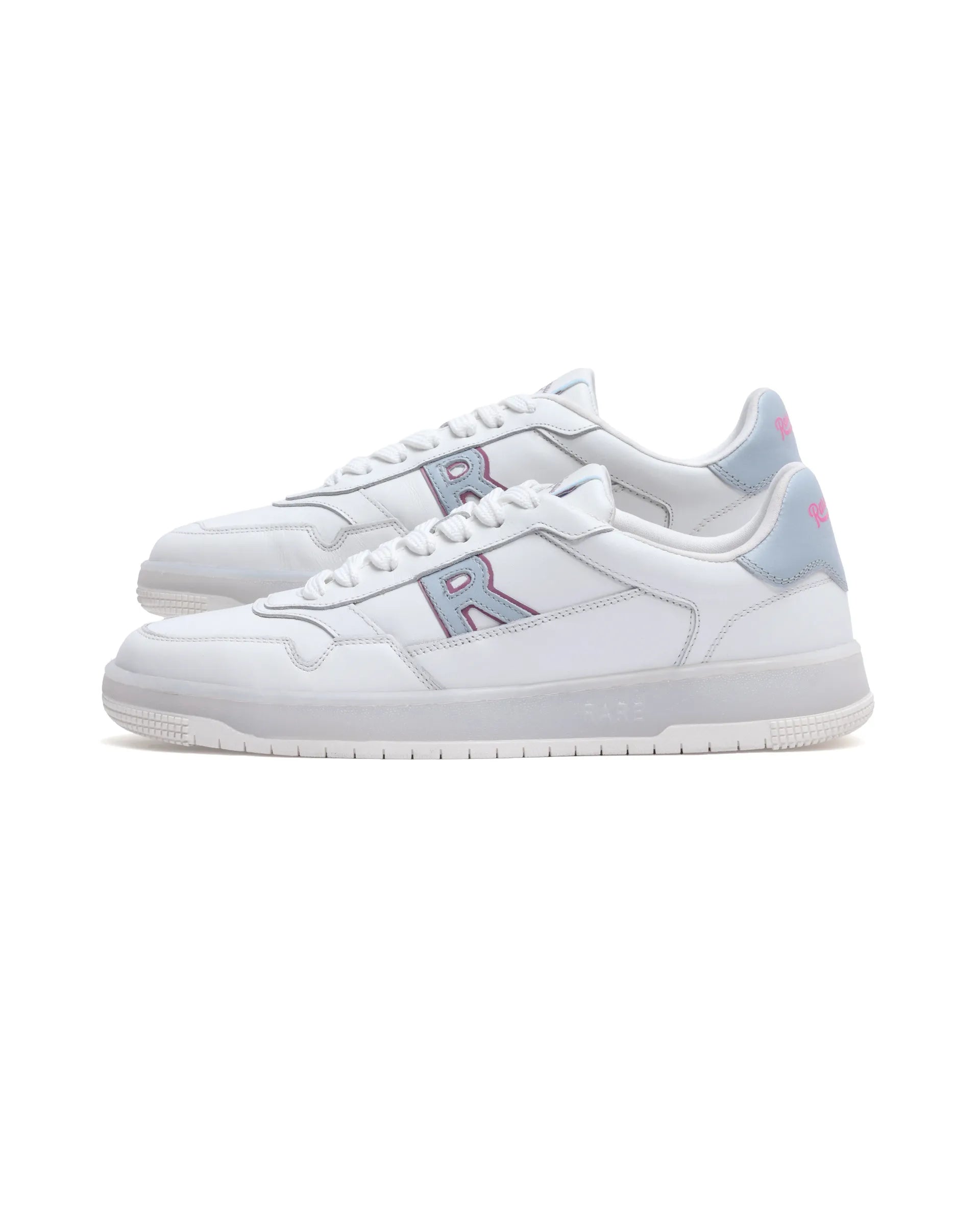 Rare Rabbit Men's Leor-Fs1 White Lace-Up Closure Sneaker
