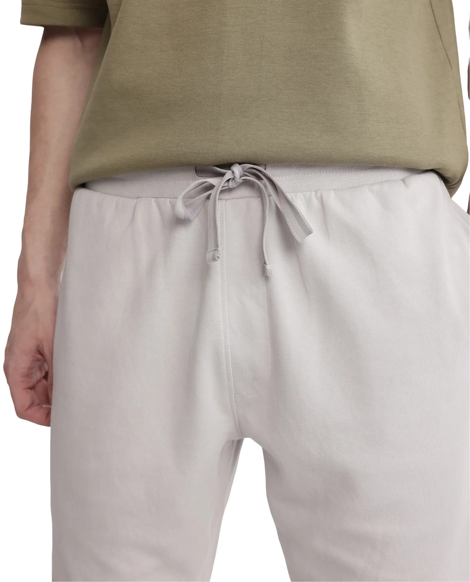 Rare Rabbit Men's Lets Dark Grey  Cotton Drawstring Closure Typography Print Shorts