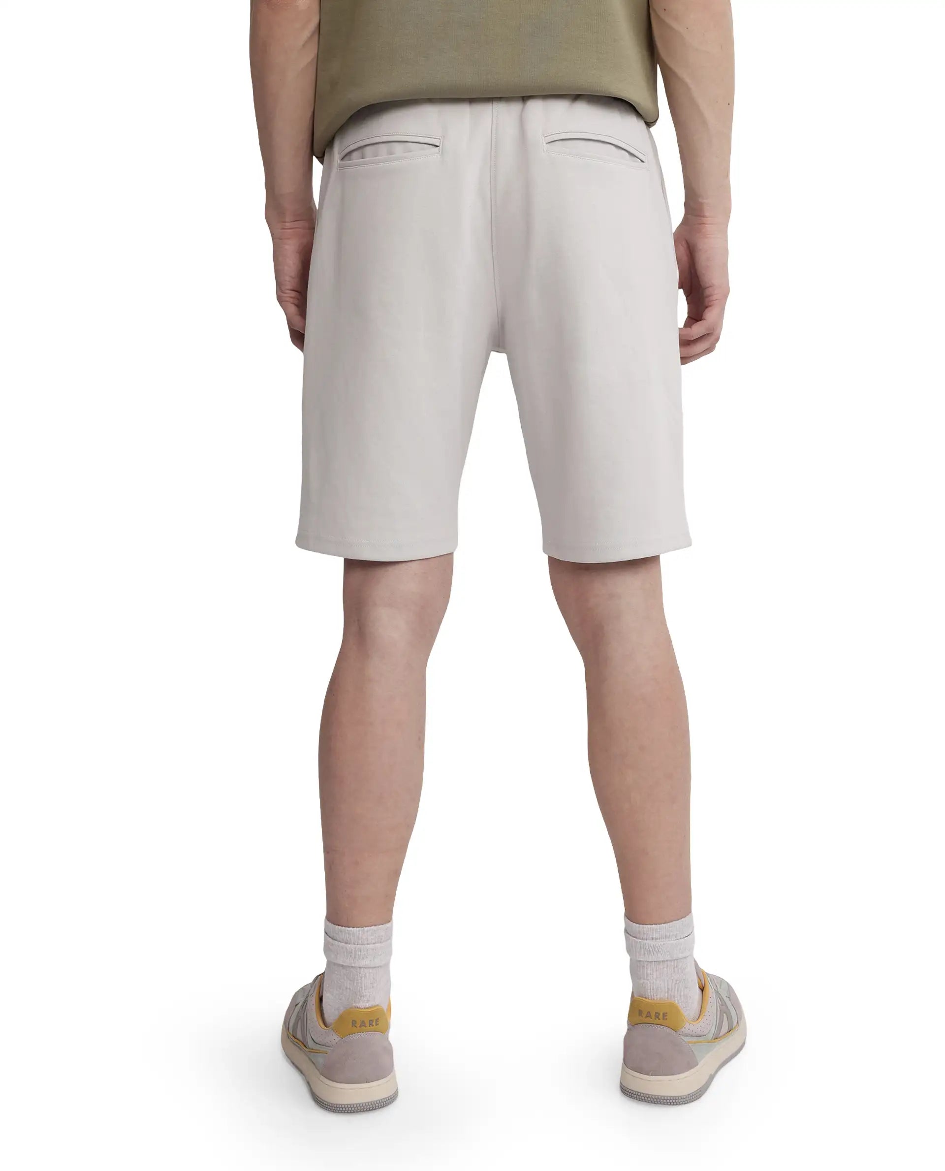 Rare Rabbit Men's Lets Dark Grey  Cotton Drawstring Closure Typography Print Shorts