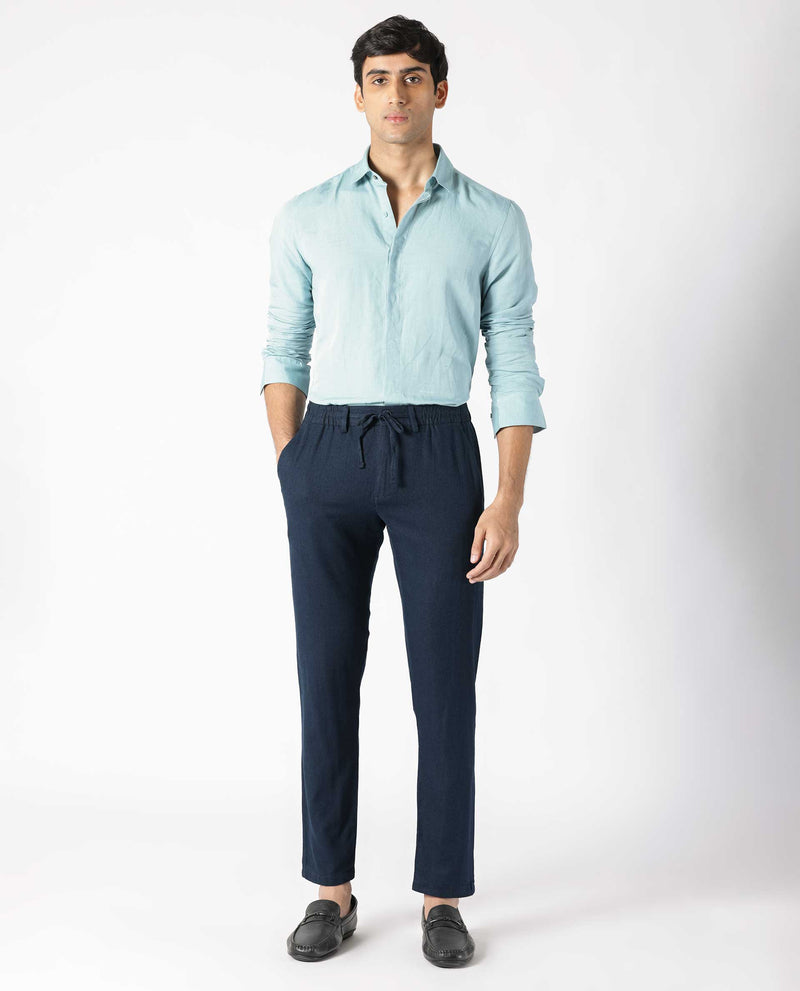 HIGHLANDER Slim Fit Men Light Blue Trousers - Buy ICE BLUE HIGHLANDER Slim  Fit Men Light Blue Trousers Online at Best Prices in India | Flipkart.com