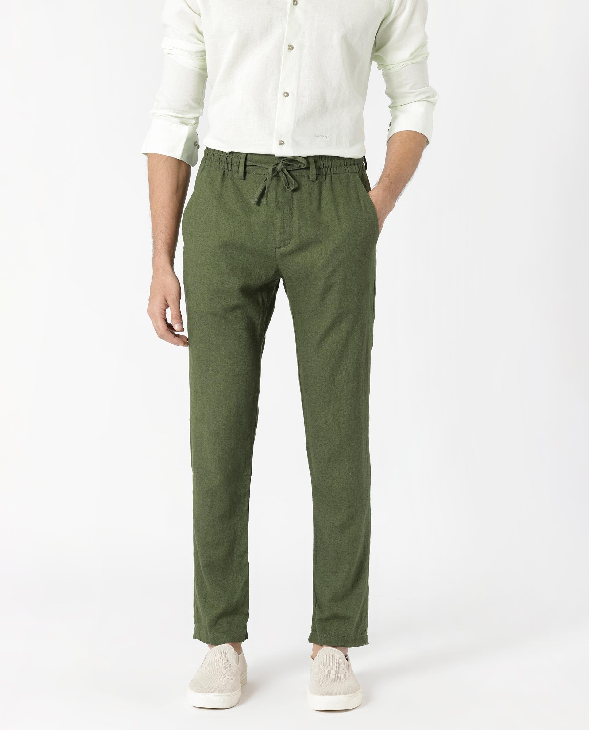 Urbano Fashion Slim Fit Men Green Trousers - Buy Olive Green Urbano Fashion  Slim Fit Men Green Trousers Online at Best Prices in India | Flipkart.com
