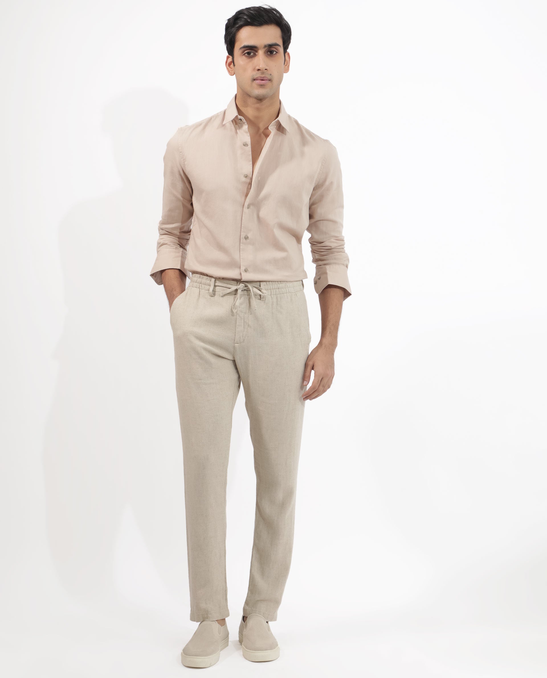 Linen High Waist Suit Pants | Formal Linen Trousers Men | Men's Formal  Trousers - Formal - Aliexpress