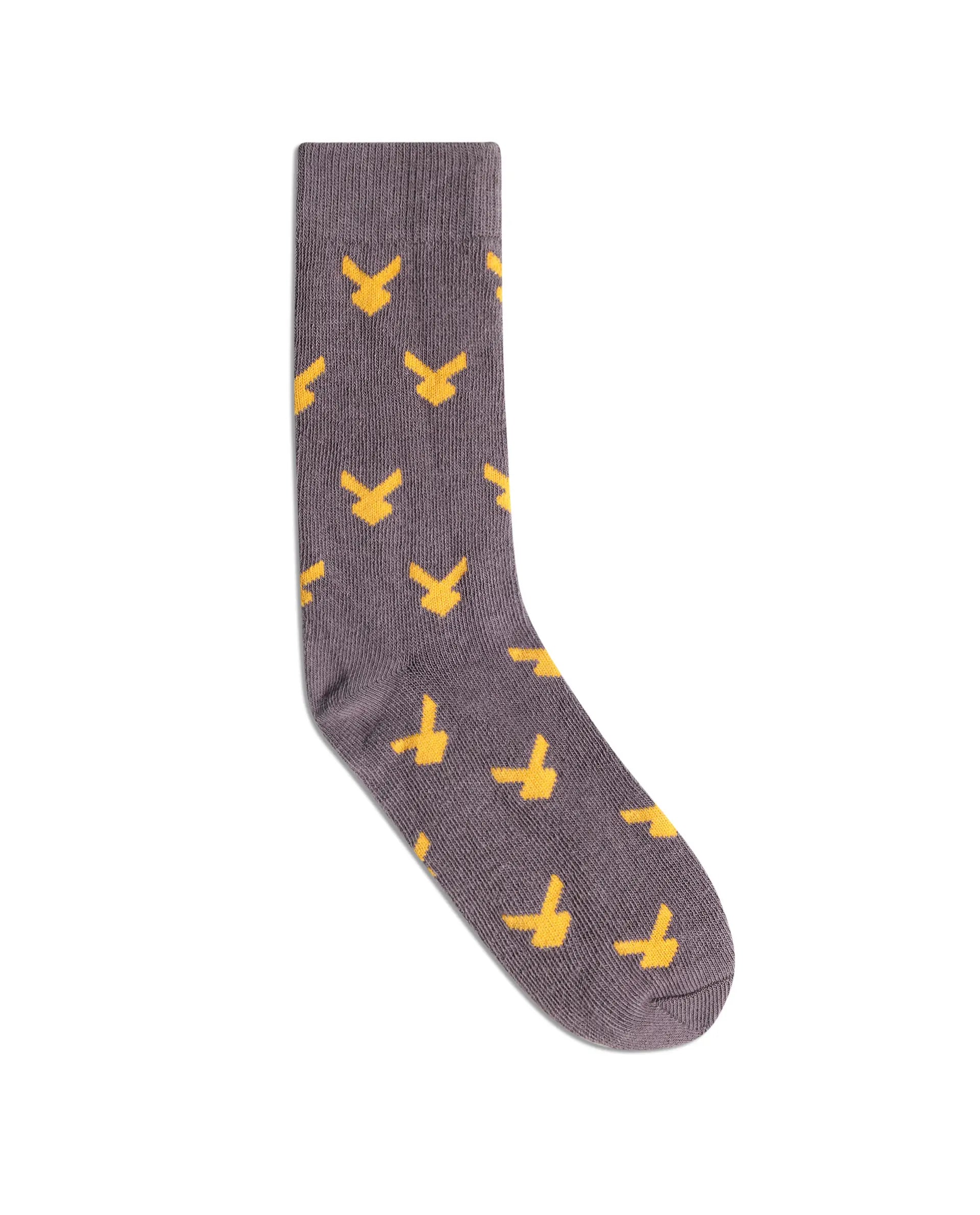 Rare Ones Kids Loger-2 Multi Cotton Fabric Socks (Pack Of 3)