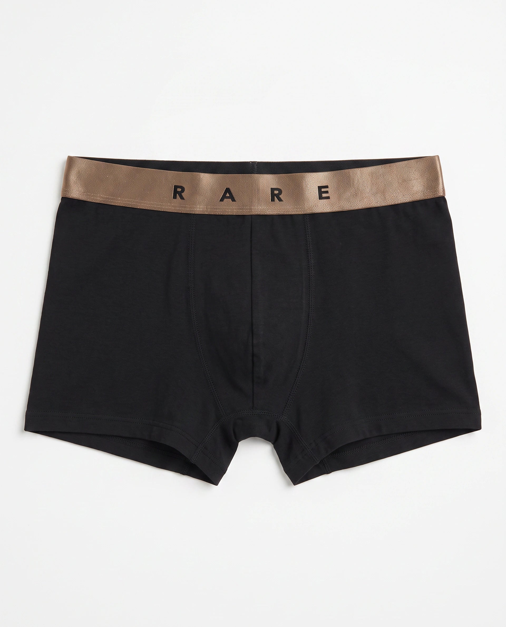 Rare Rabbit Men's Lovi Black Soft Nylon Blend Trunks