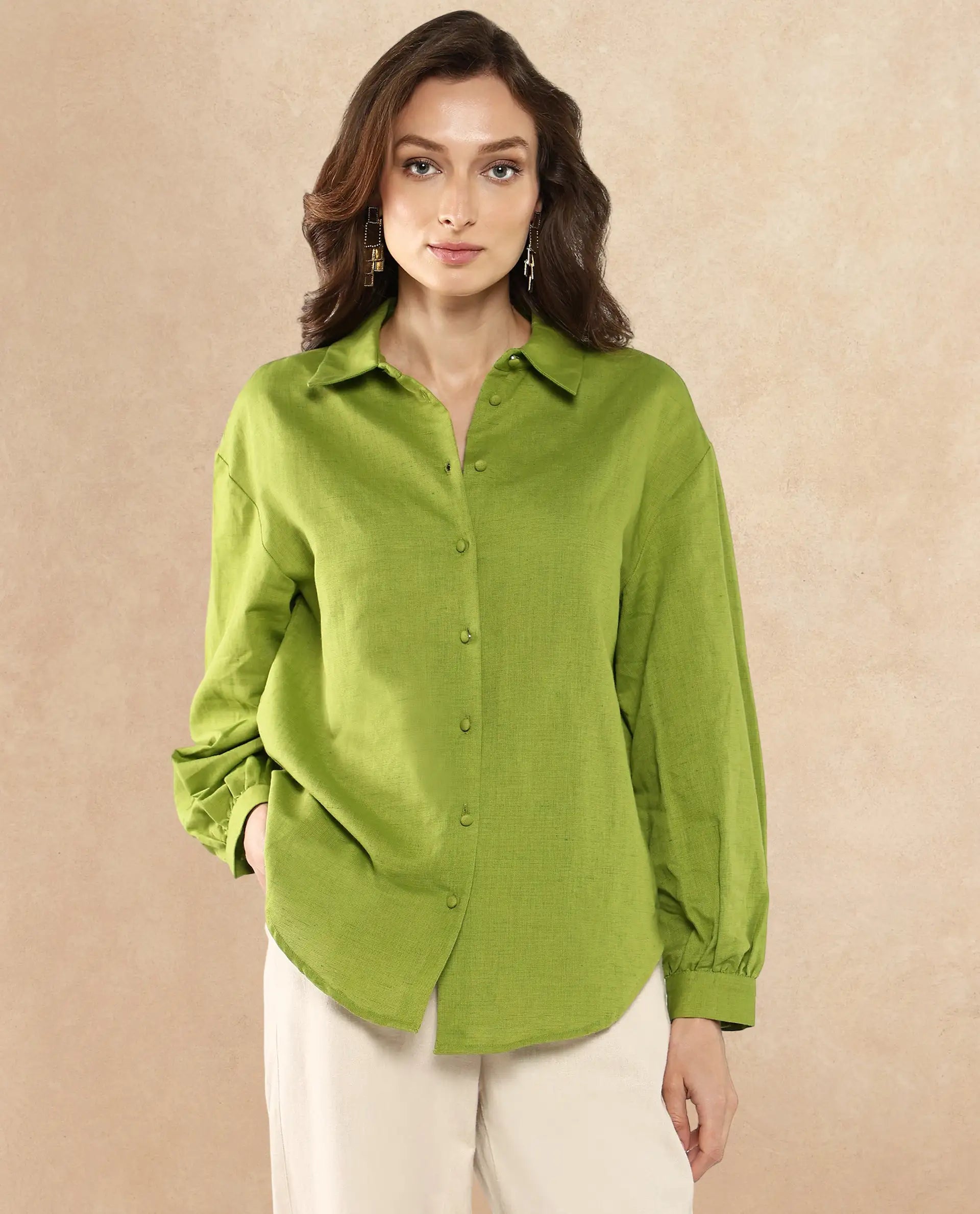 Linen Shirt Mint Green Dress Shirt Womens Women's Shirt In Light Green 11756 Willsoor Linen Shirt Mint Green Dress Shirt Womens Women's Shirt In Light Green 11756 Willsoor