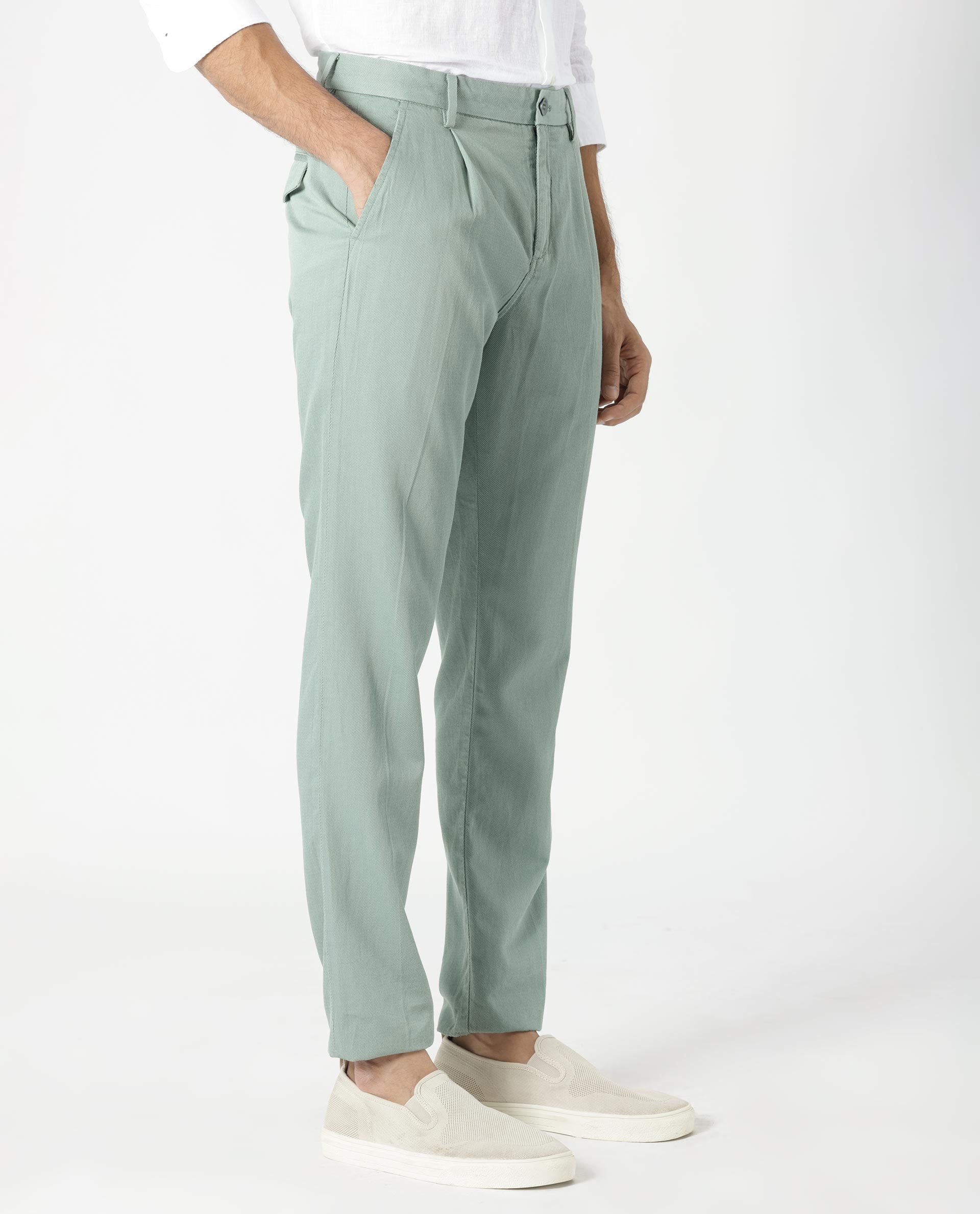 Women Light Green Trousers Price in India - Buy Women Light Green Trousers  online at Shopsy.in
