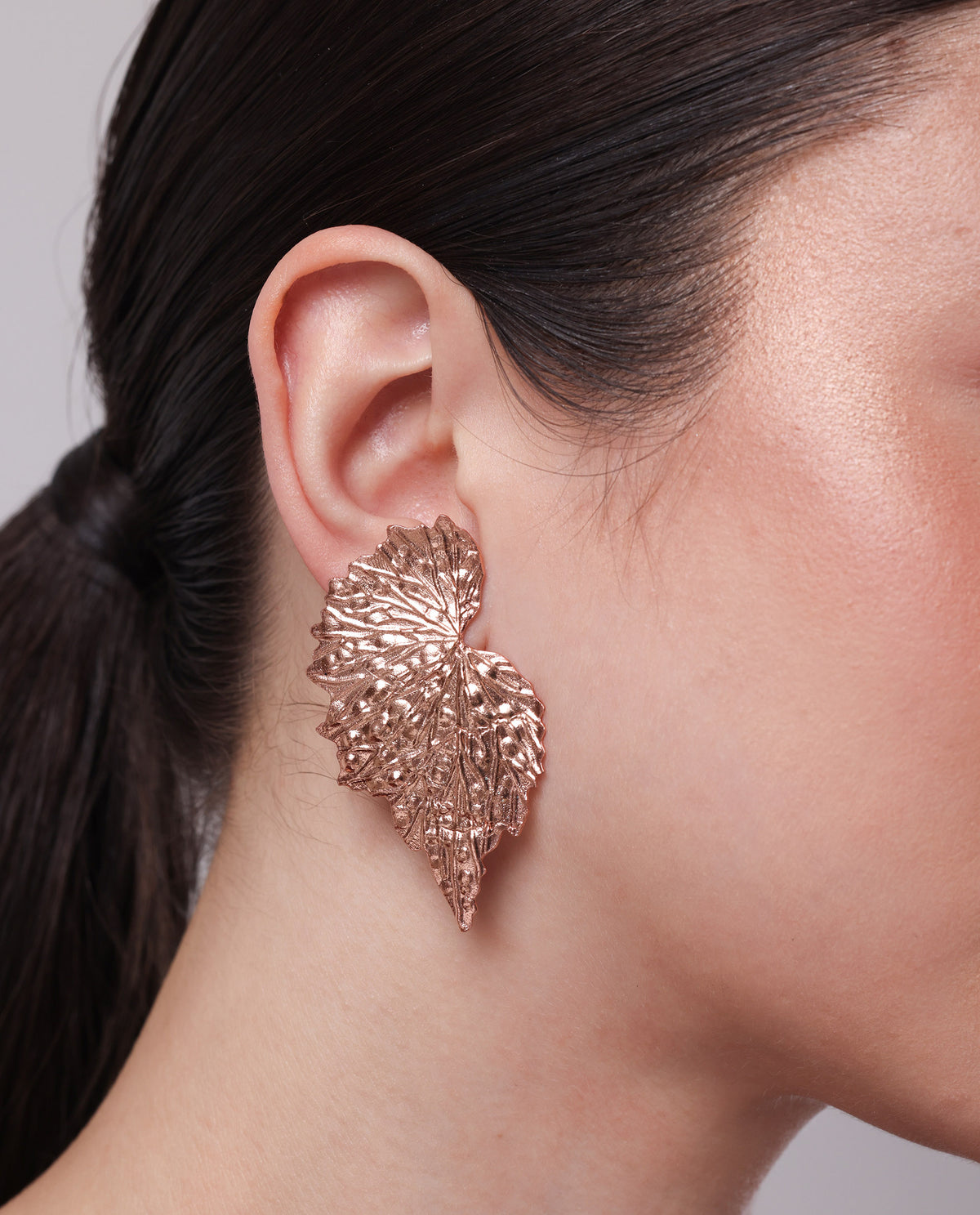 Rareism Women Maple Rose Pink Earring